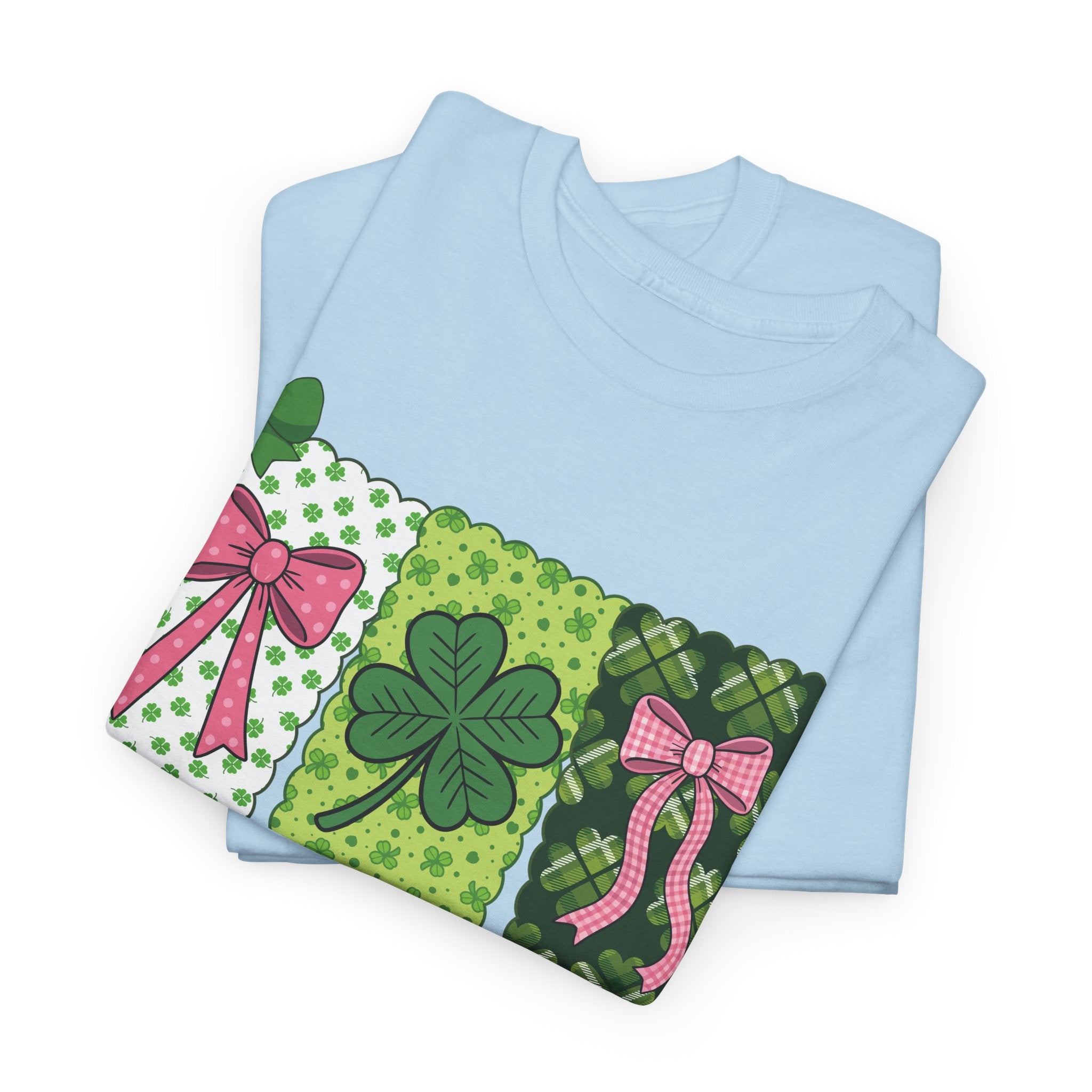 Lucky and Blessed Clover Unisex Cotton Tee