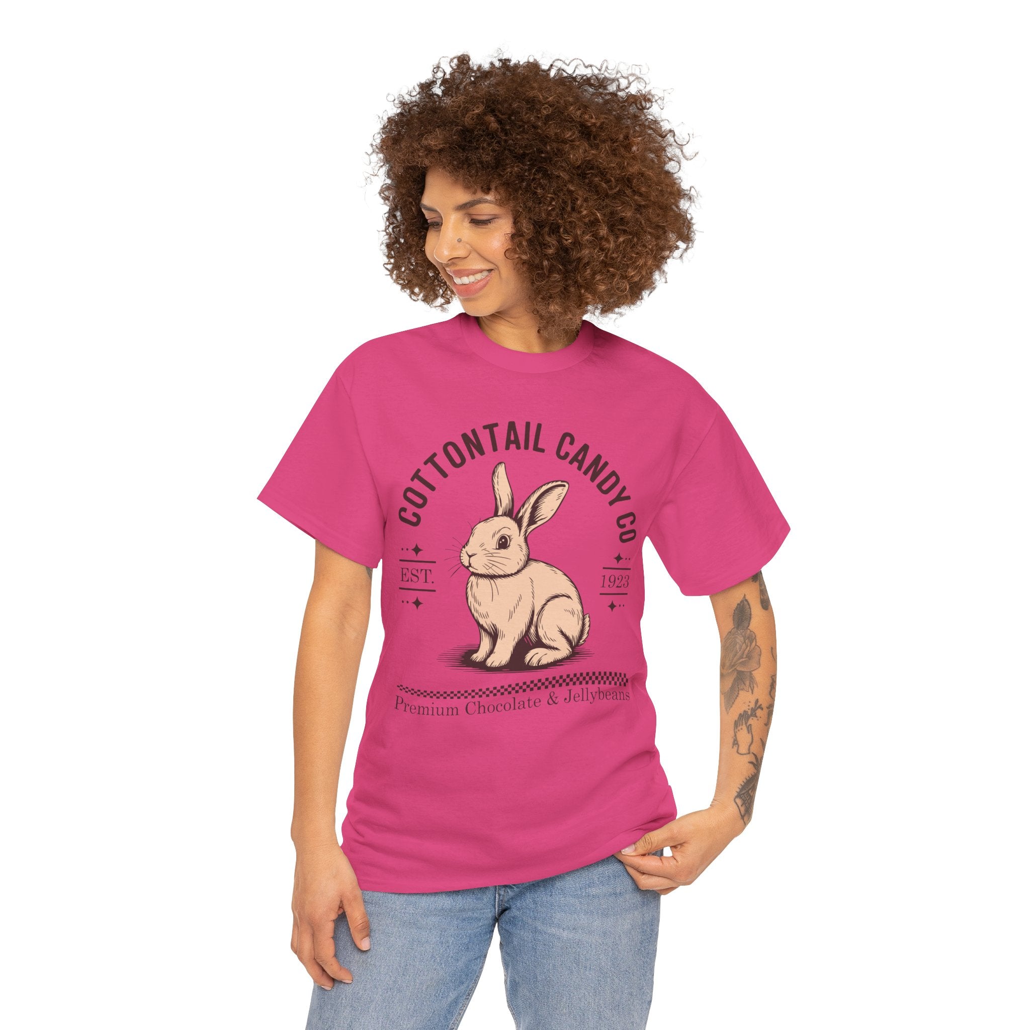 Cottontail Candy Co. Vintage Bunny Unisex Cotton Tee
