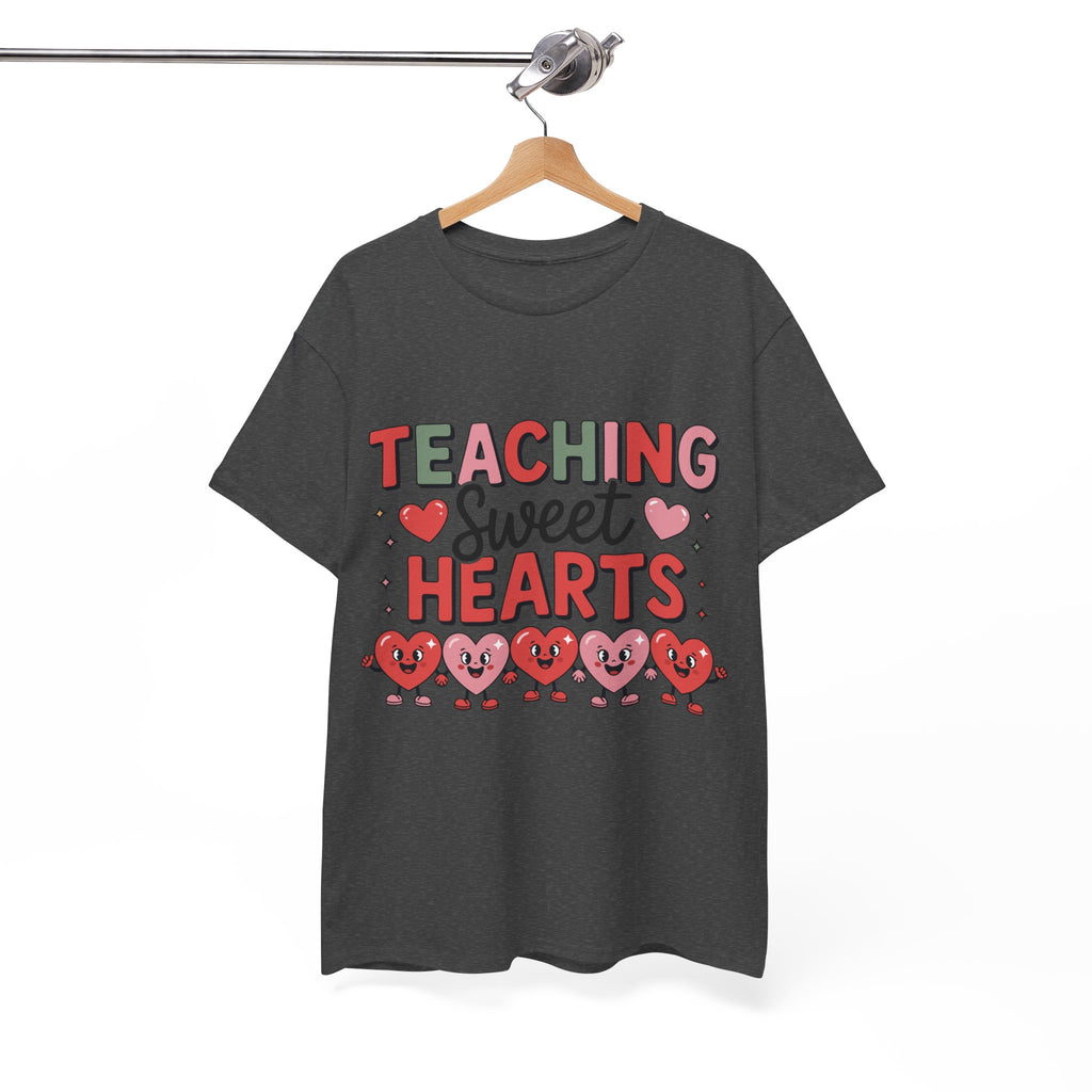 Teaching Sweet Hearts Valentine Teacher Unisex Cotton T-Shirt