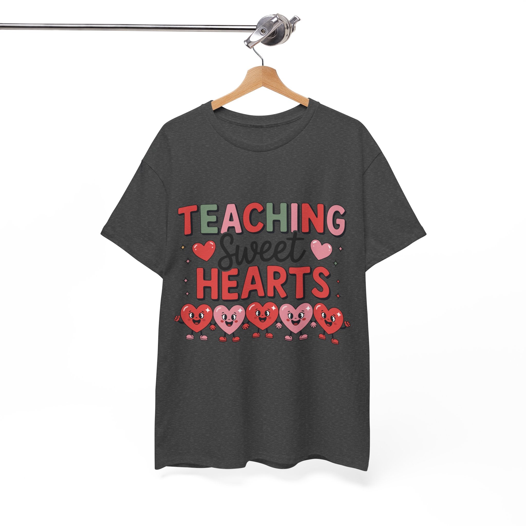Teaching Sweet Hearts Valentine Teacher Unisex Cotton T-Shirt