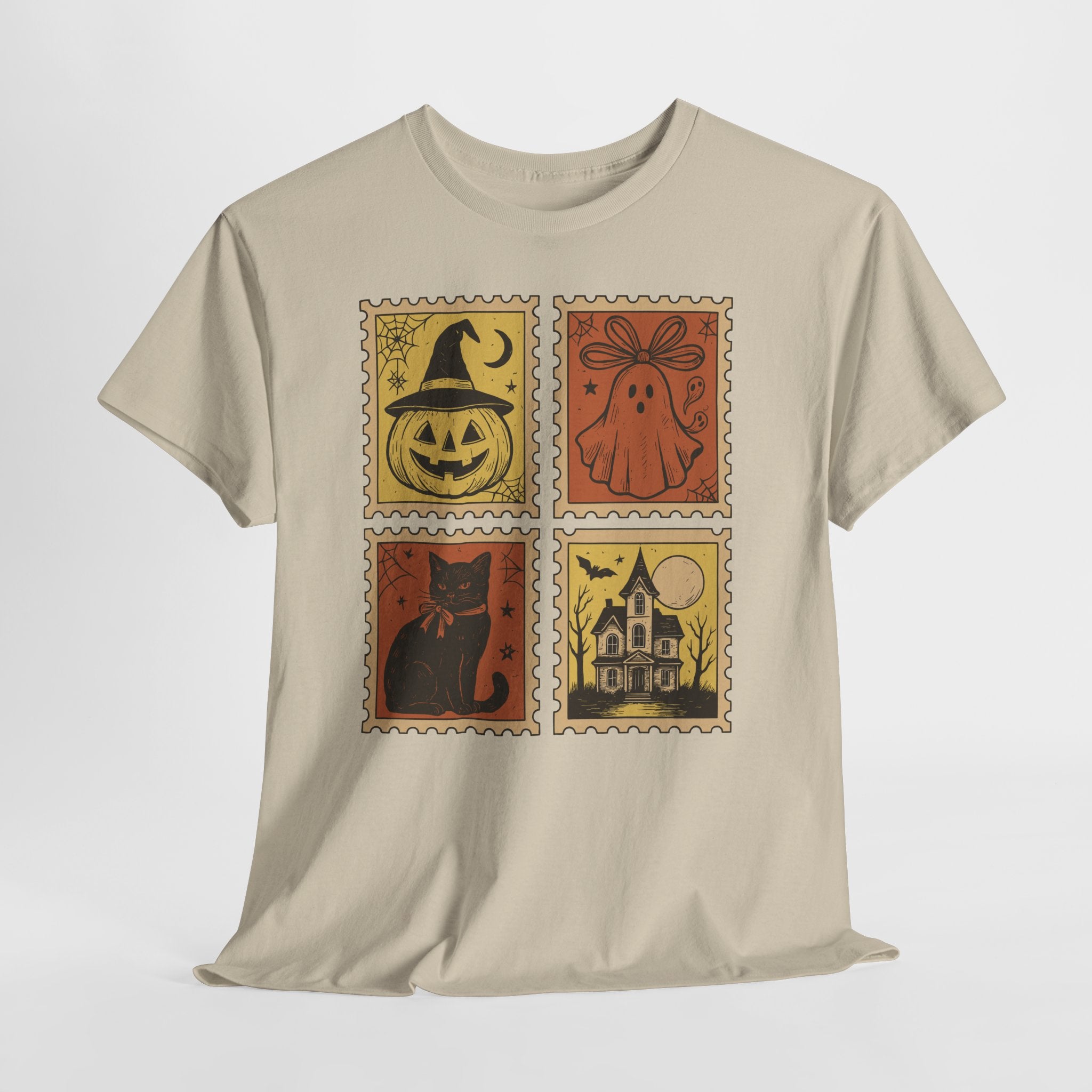 Halloween Stamp Collection Unisex Cotton Tee