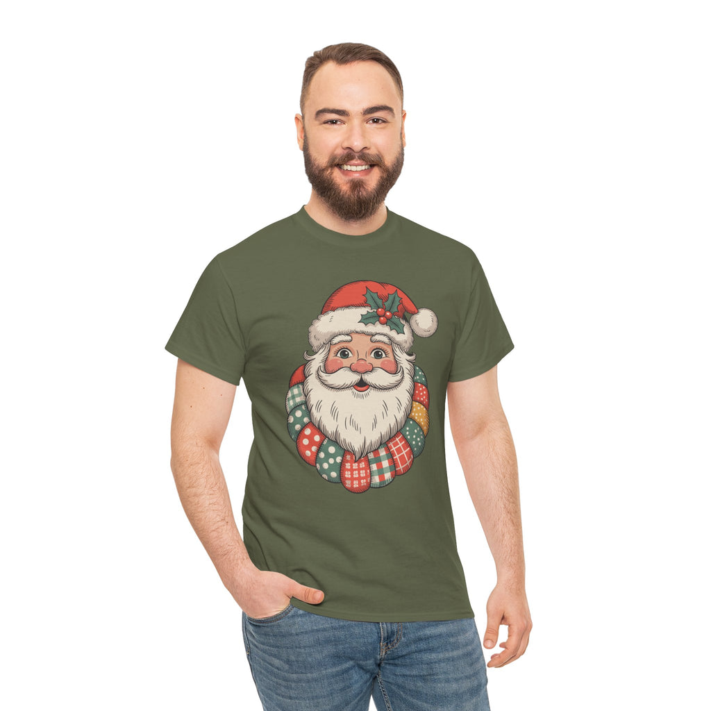 Vintage Santa Unisex Cotton Tee