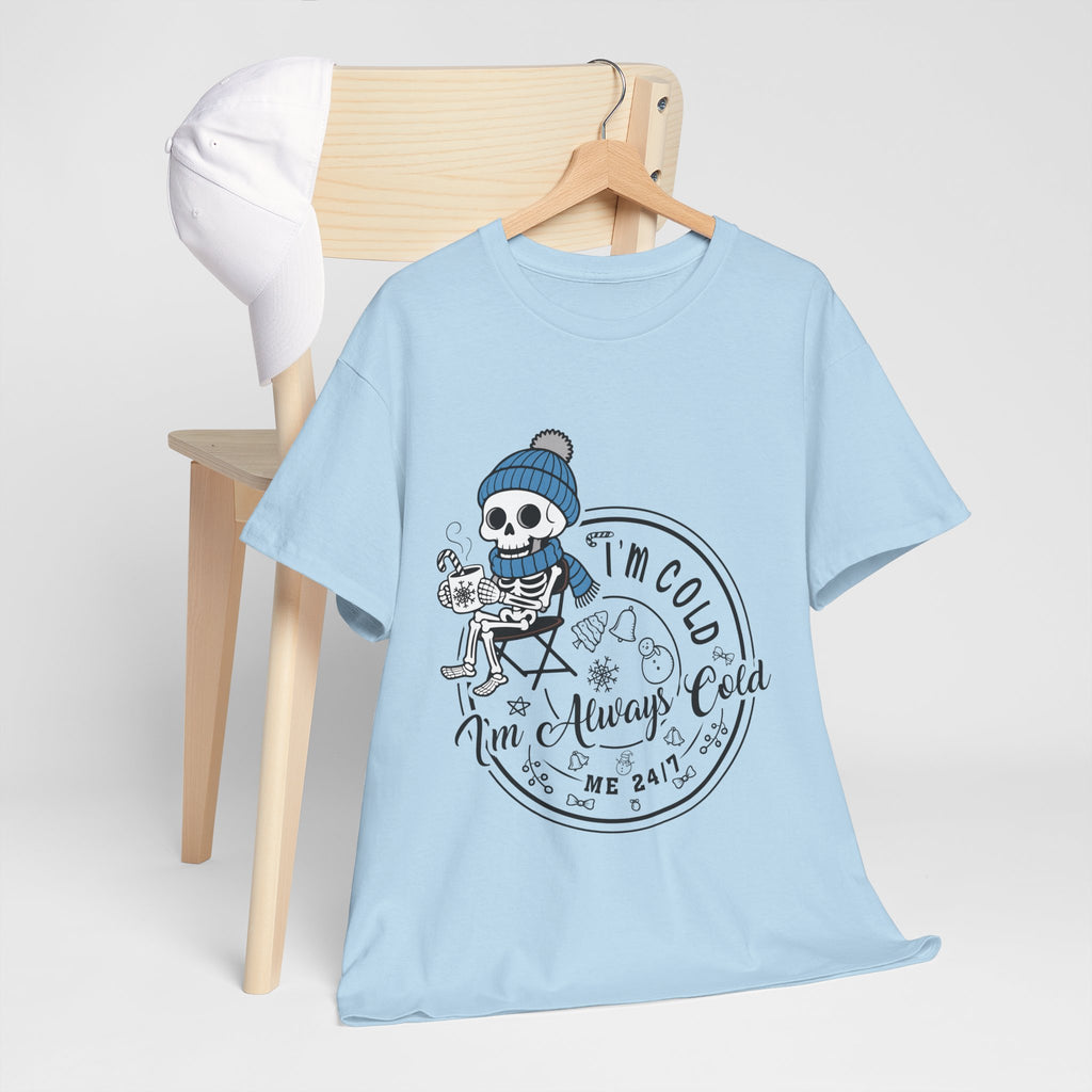 Cozy Skeleton Unisex Cotton Tee