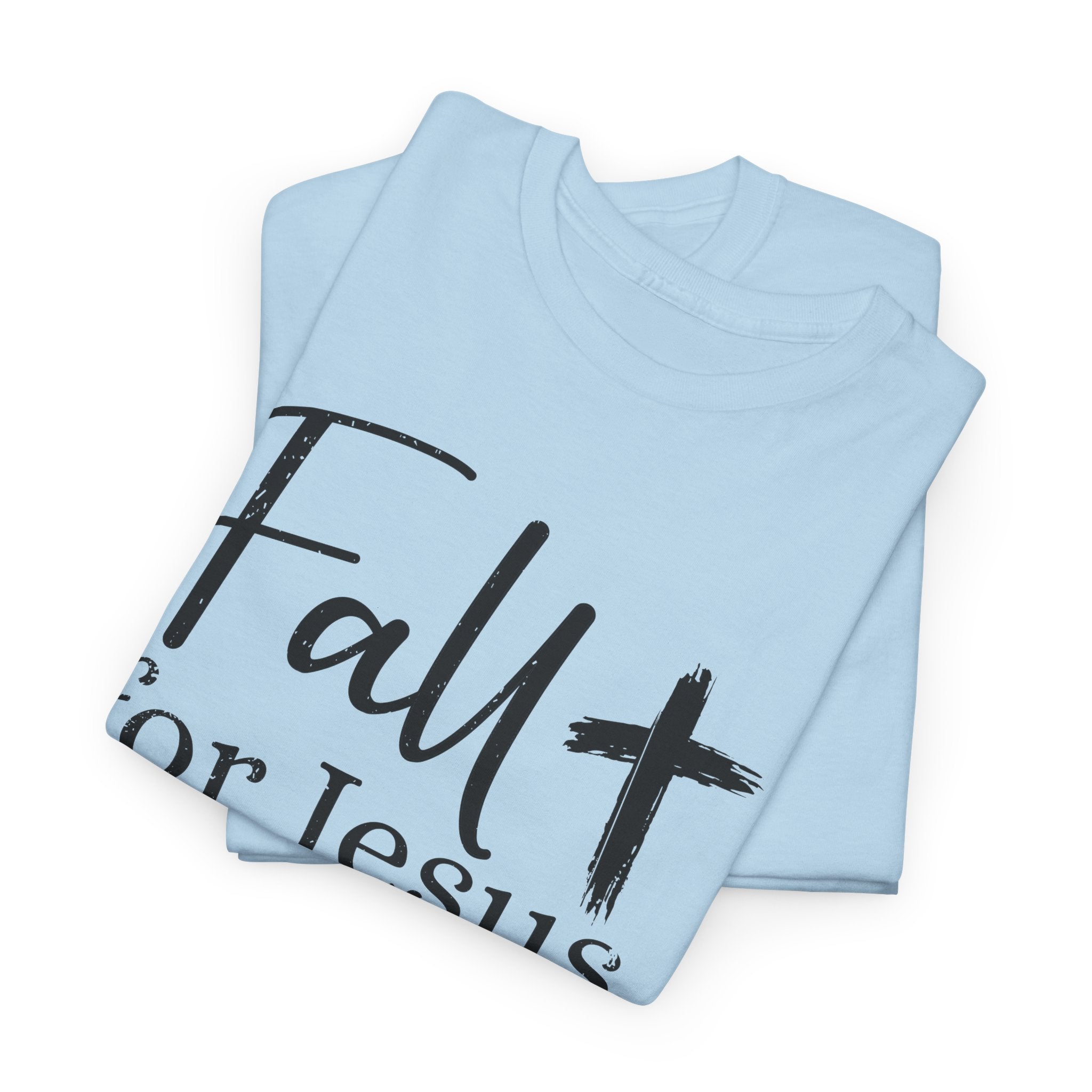 Fall for Jesus Pumpkin Church Unisex Cotton T-Shirt