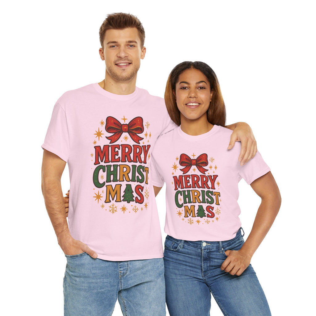 Merry Christmas Unisex Cotton Tee