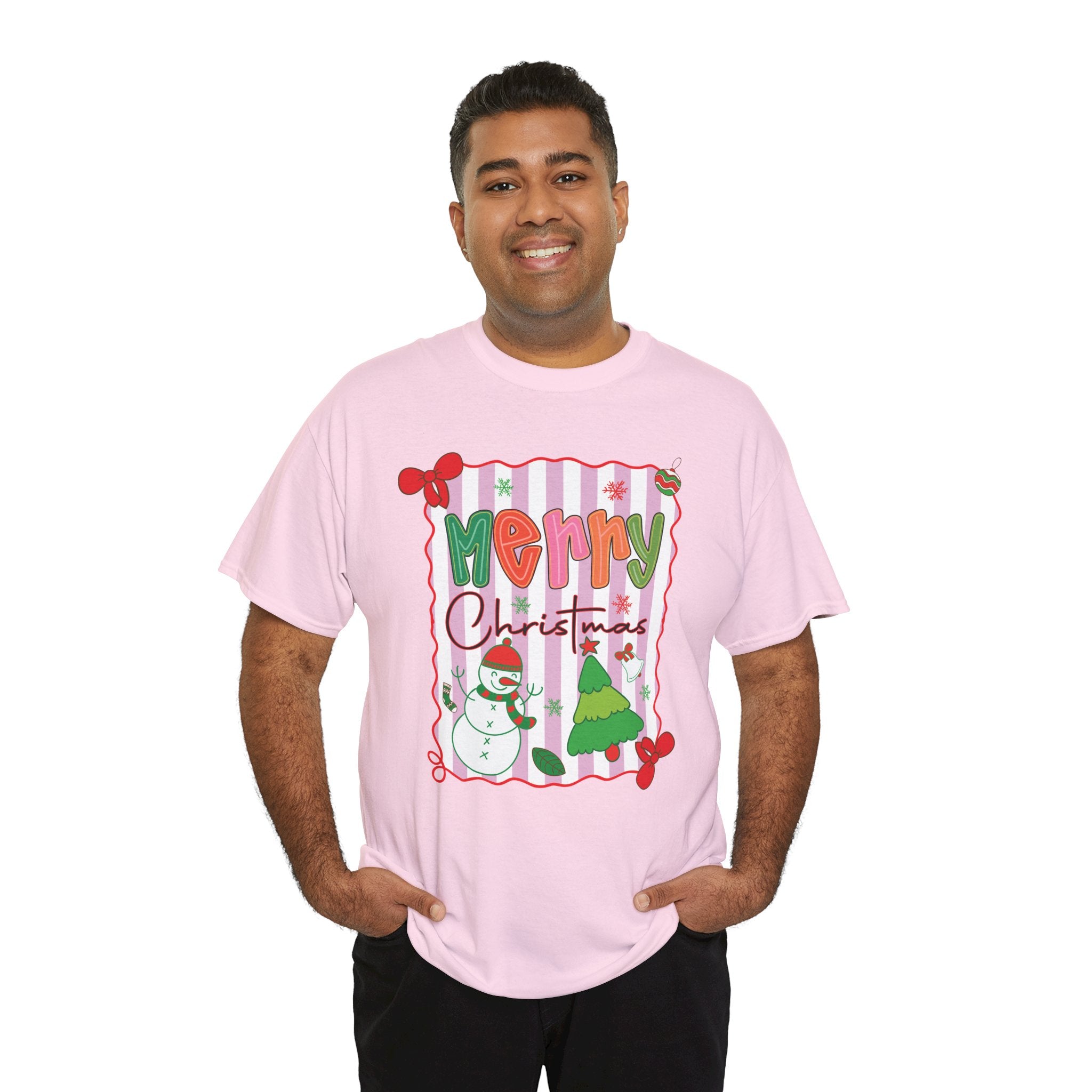 Christmas Snowman Unisex Cotton Tee
