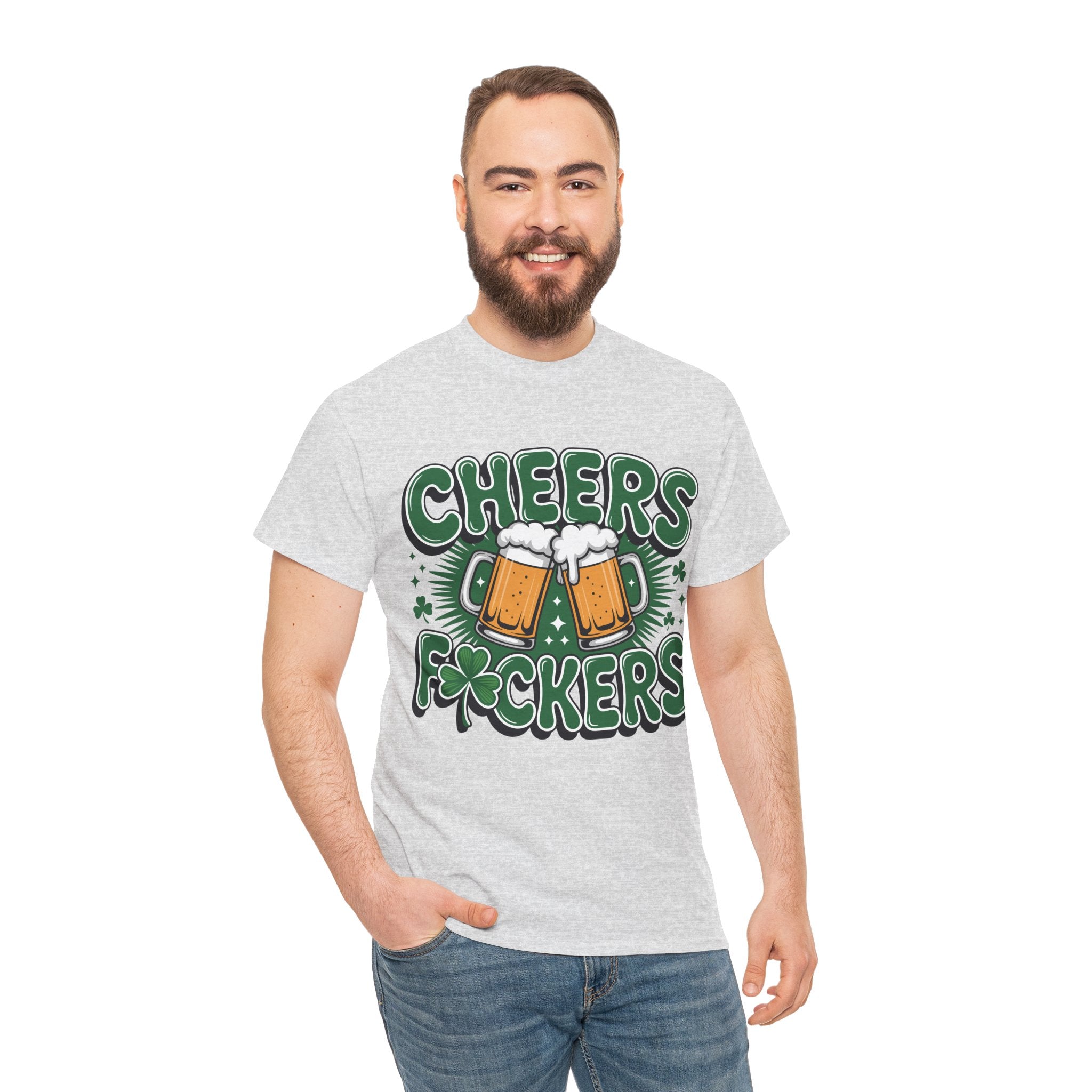 Cheers Fockers Beer Clinking Mugs Unisex Cotton T-Shirt