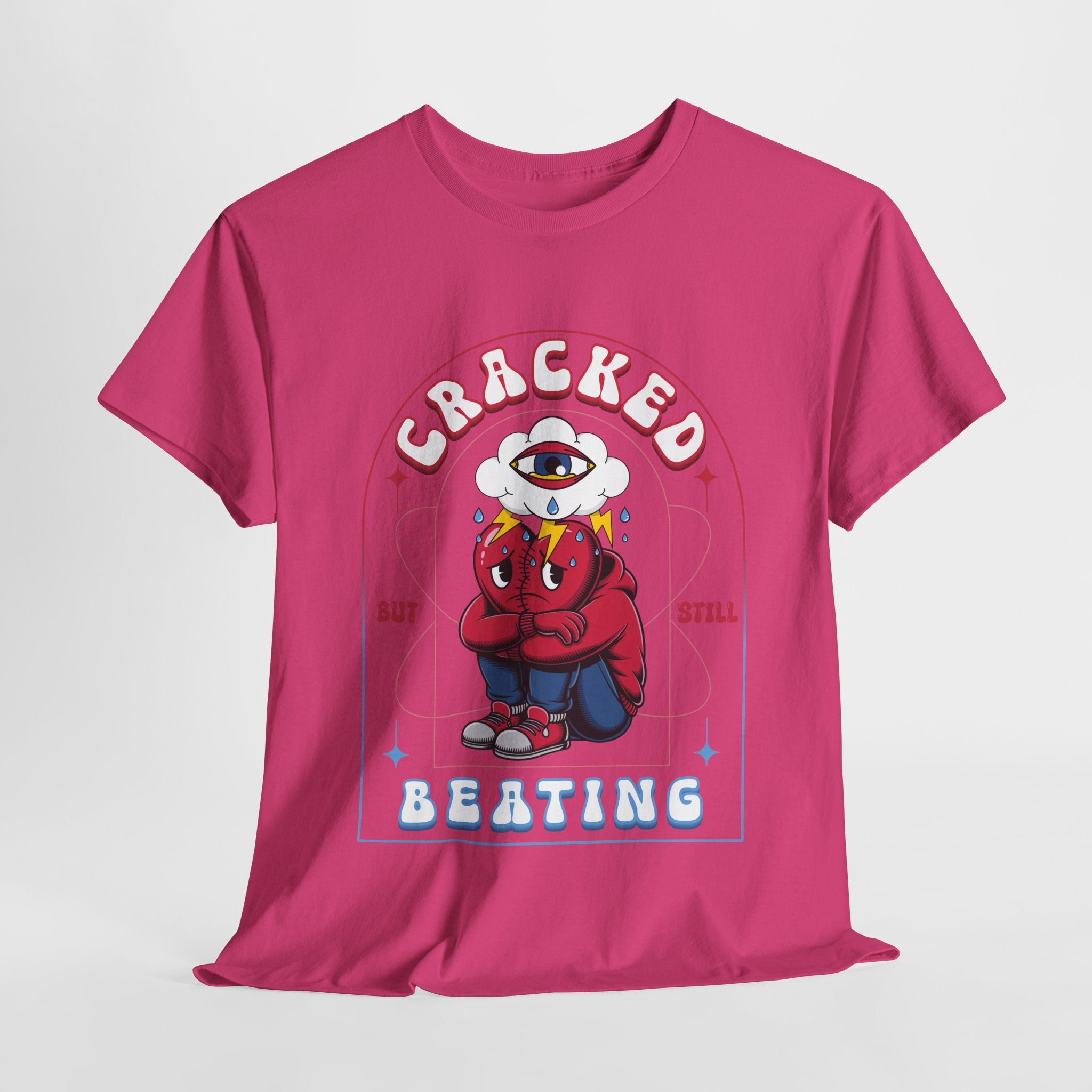 Cracked but still beating Tee