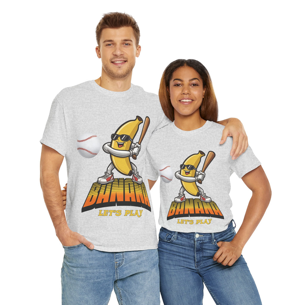 Banana Playing Baseball Tee