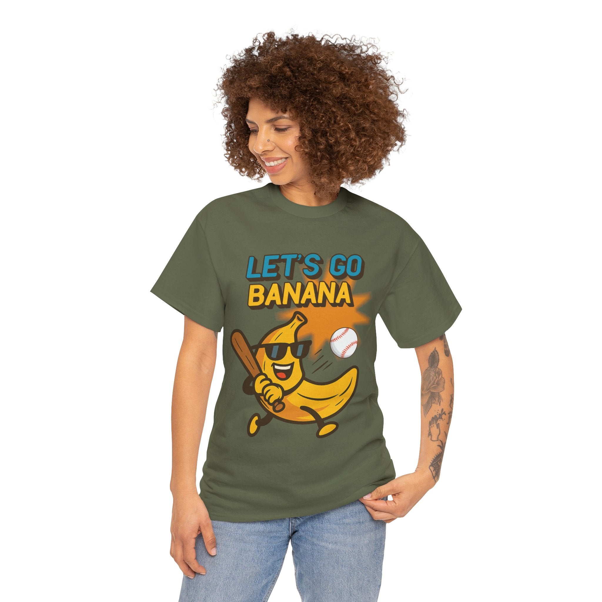 Baseball Banana Unisex Tee