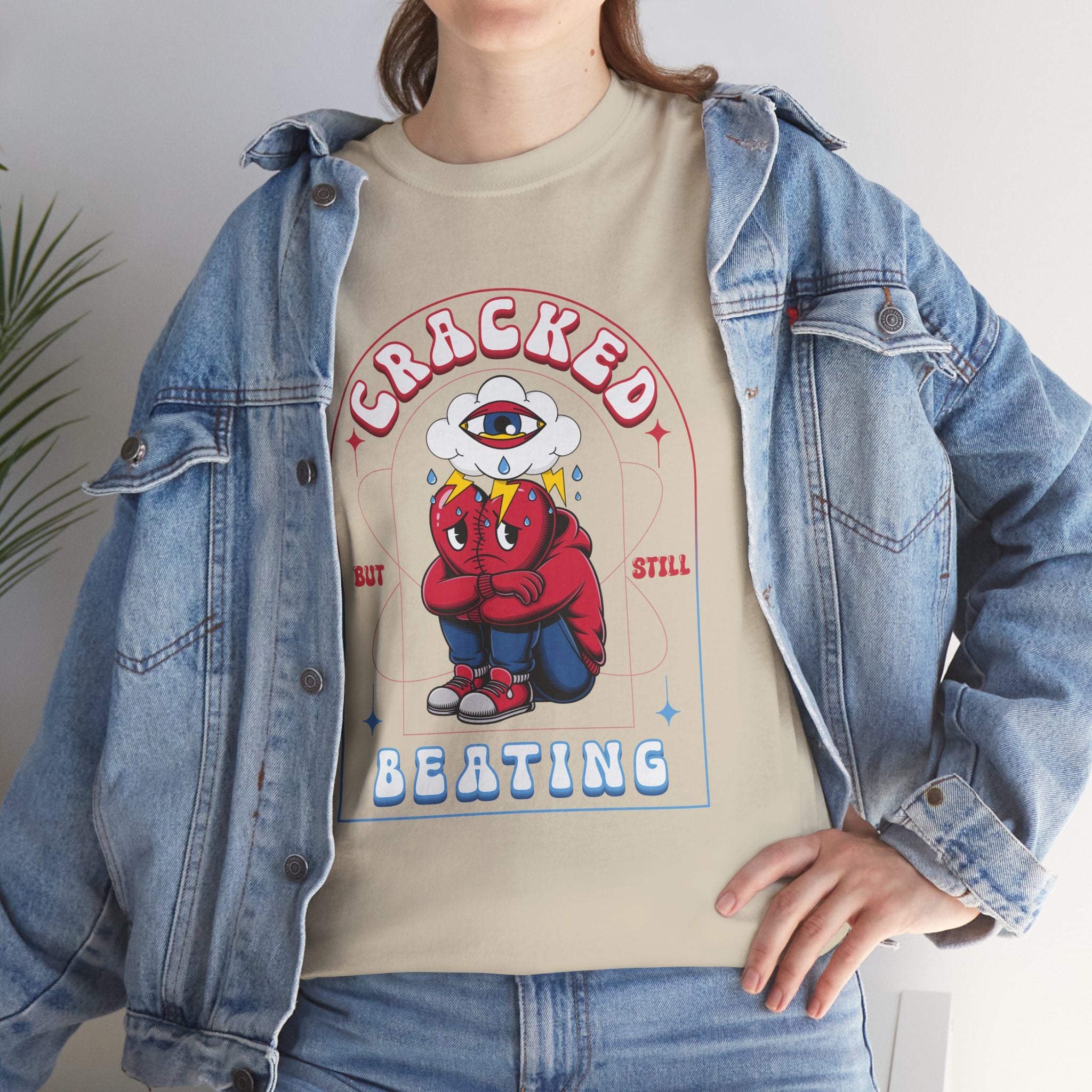 Cracked but still beating Tee