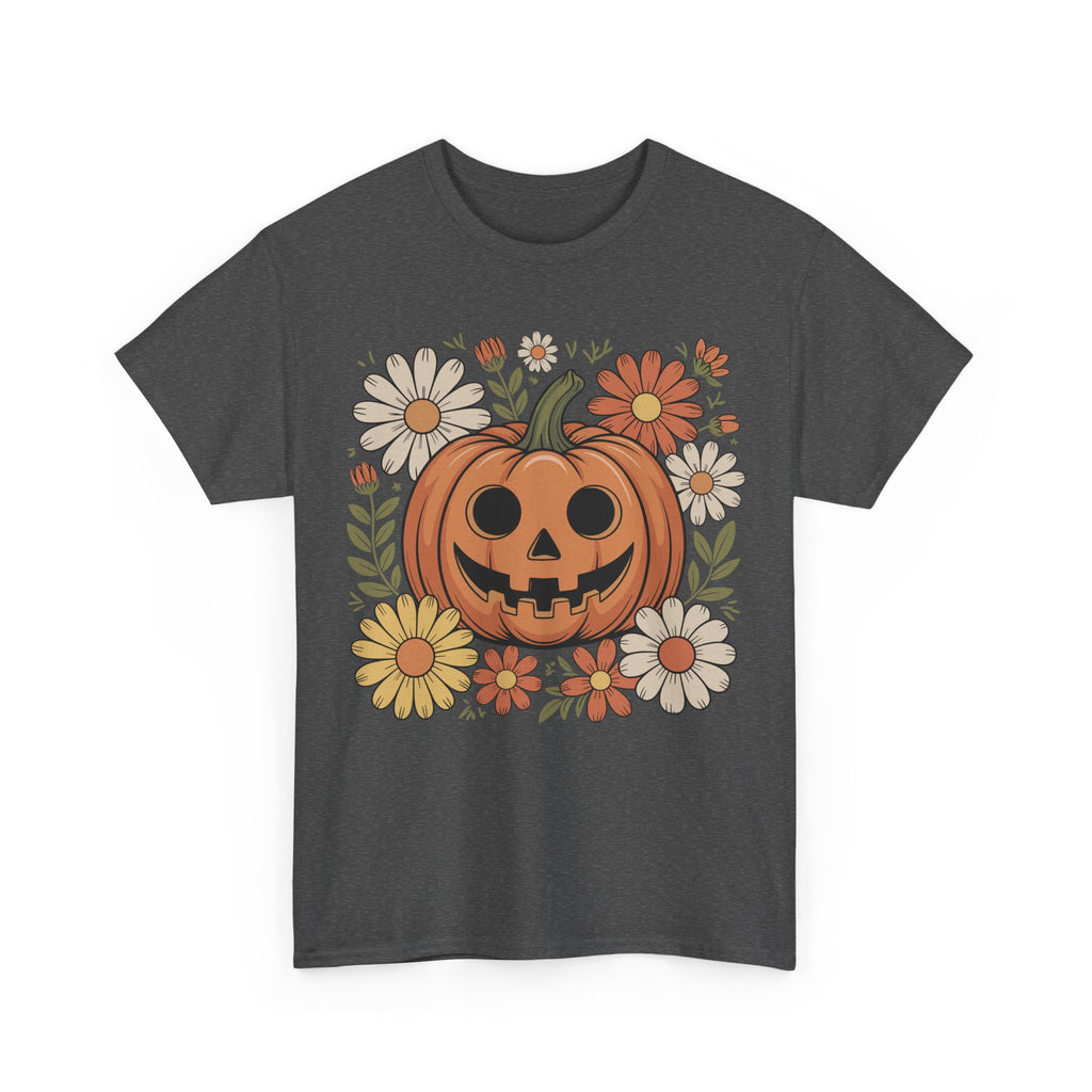 Halloween Pumpkin Unisex Cotton Tee