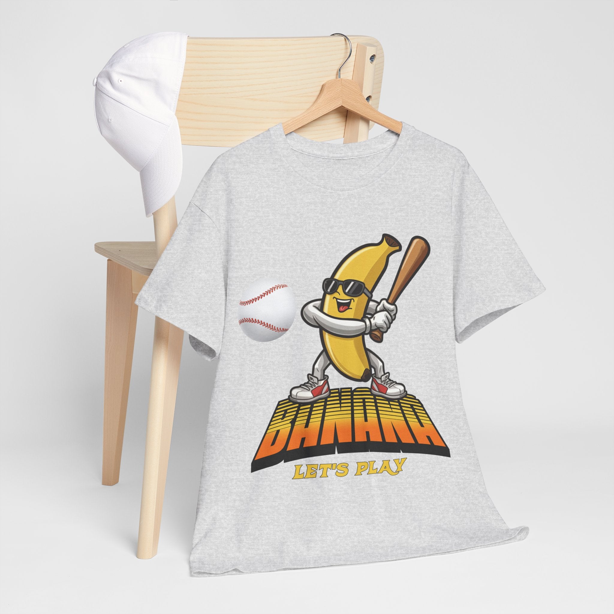 Banana Playing Baseball Tee