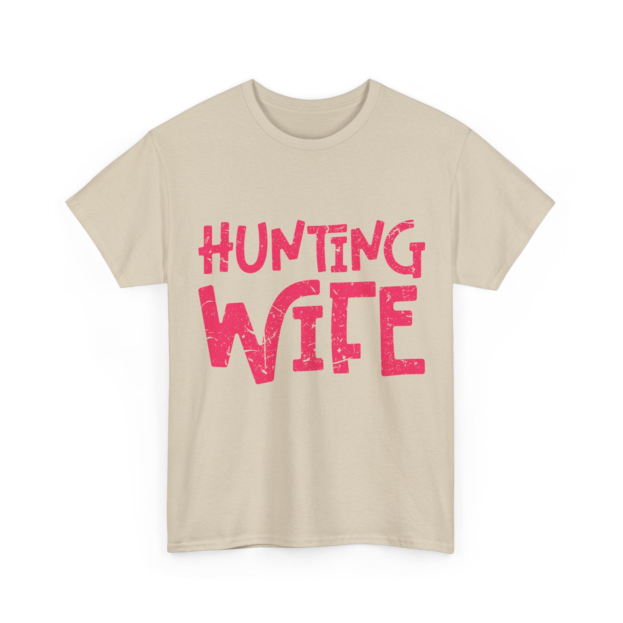 Hunting Season Vintage Badge T-Shirt — Rugged Orange Hunting Unisex Cotton Tee