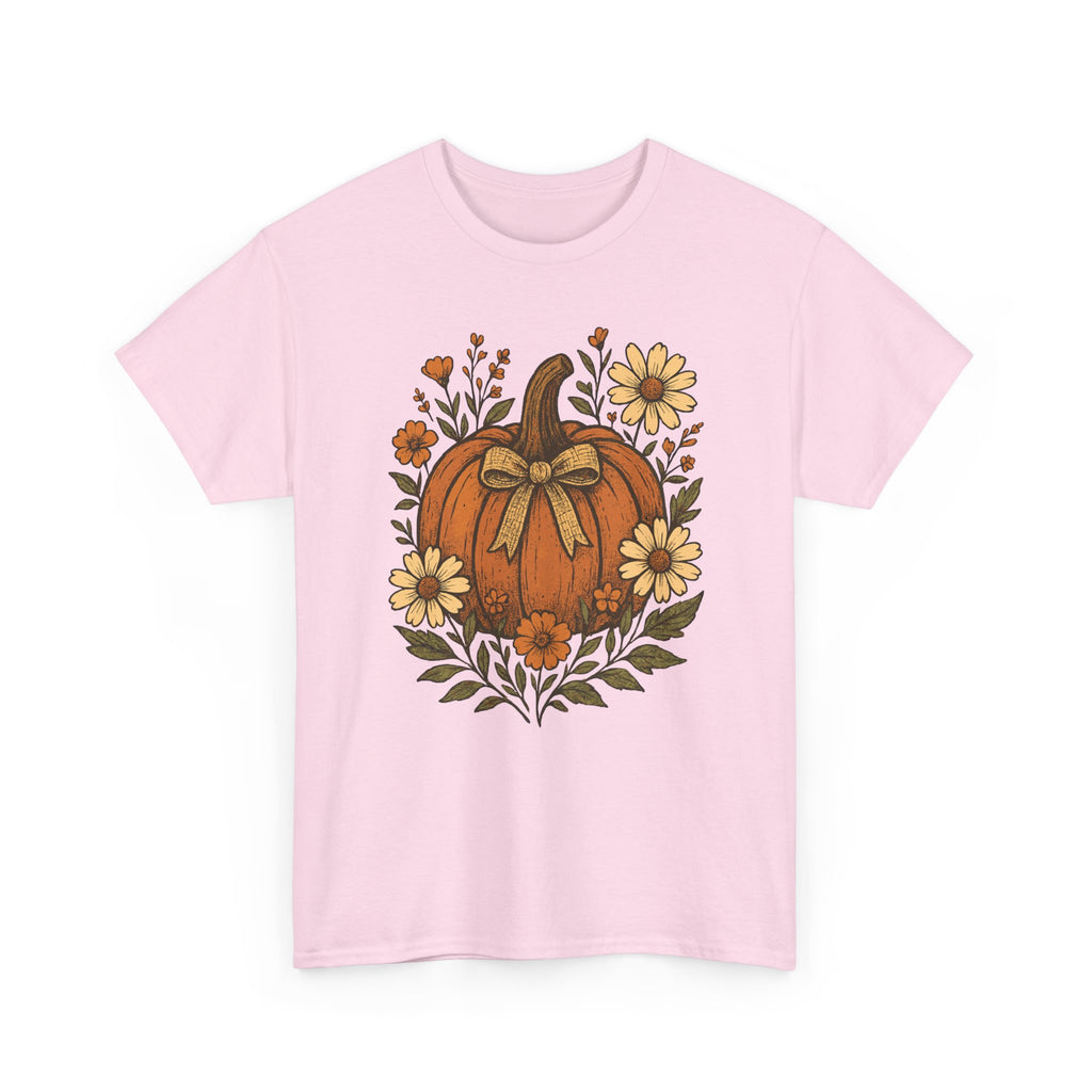 Pumpkin Daisy Unisex Cotton Tee