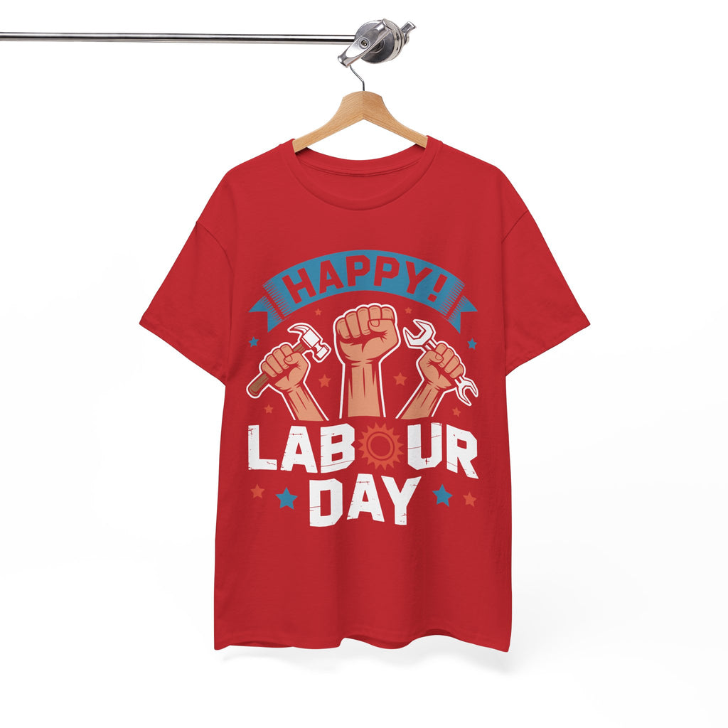 Happy US Labour Day Unisex Heavy Cotton T-Shirt