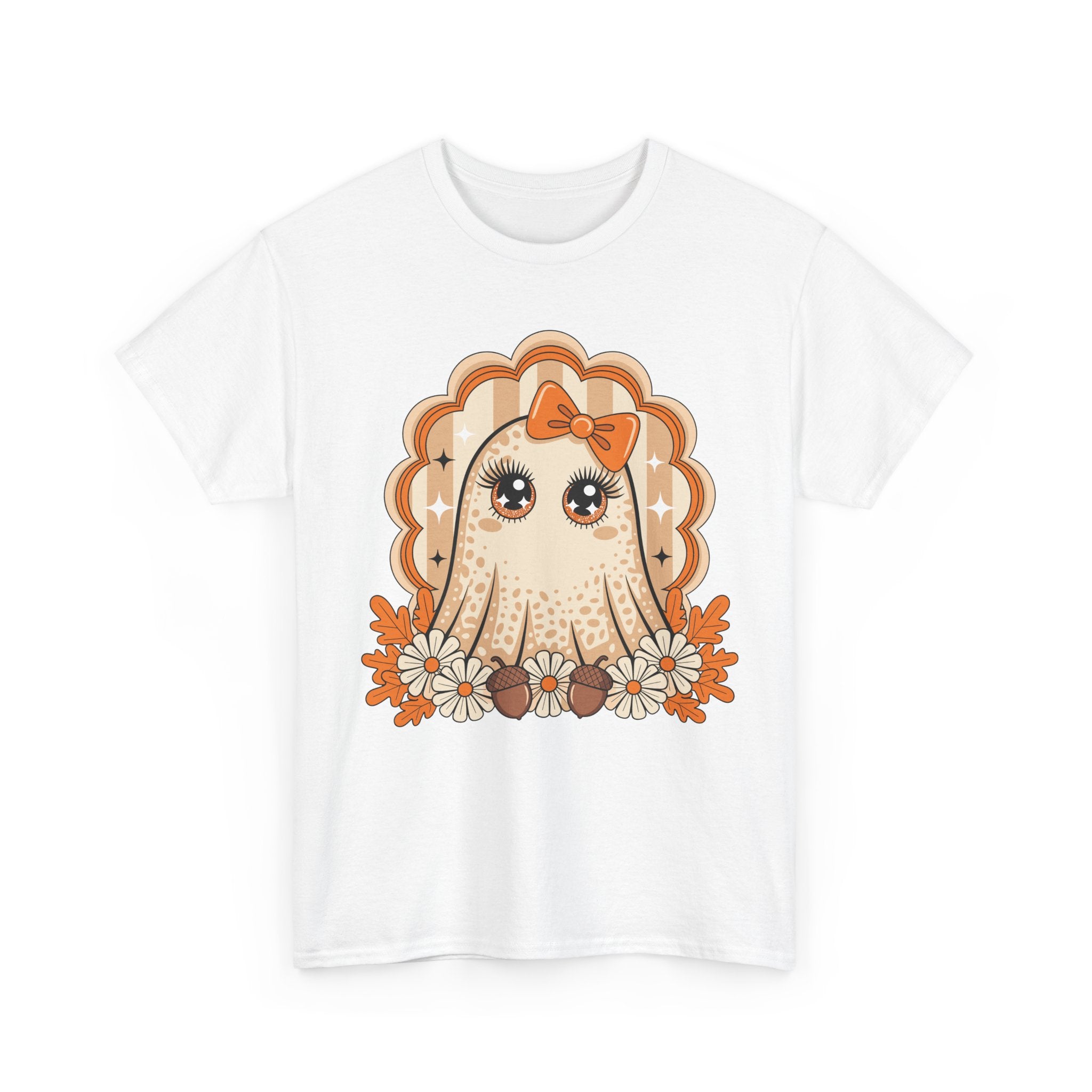 Ghost and Daisies Unisex Cotten Tee