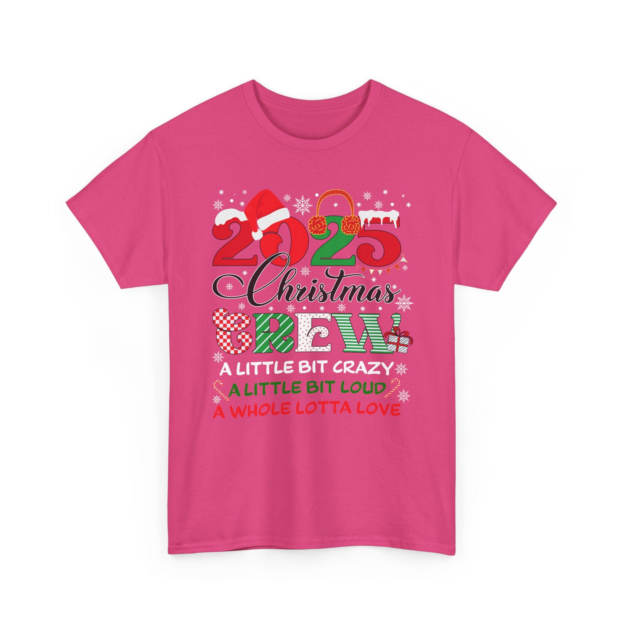Christmas Crew 2025 Unisex Cotton Tee