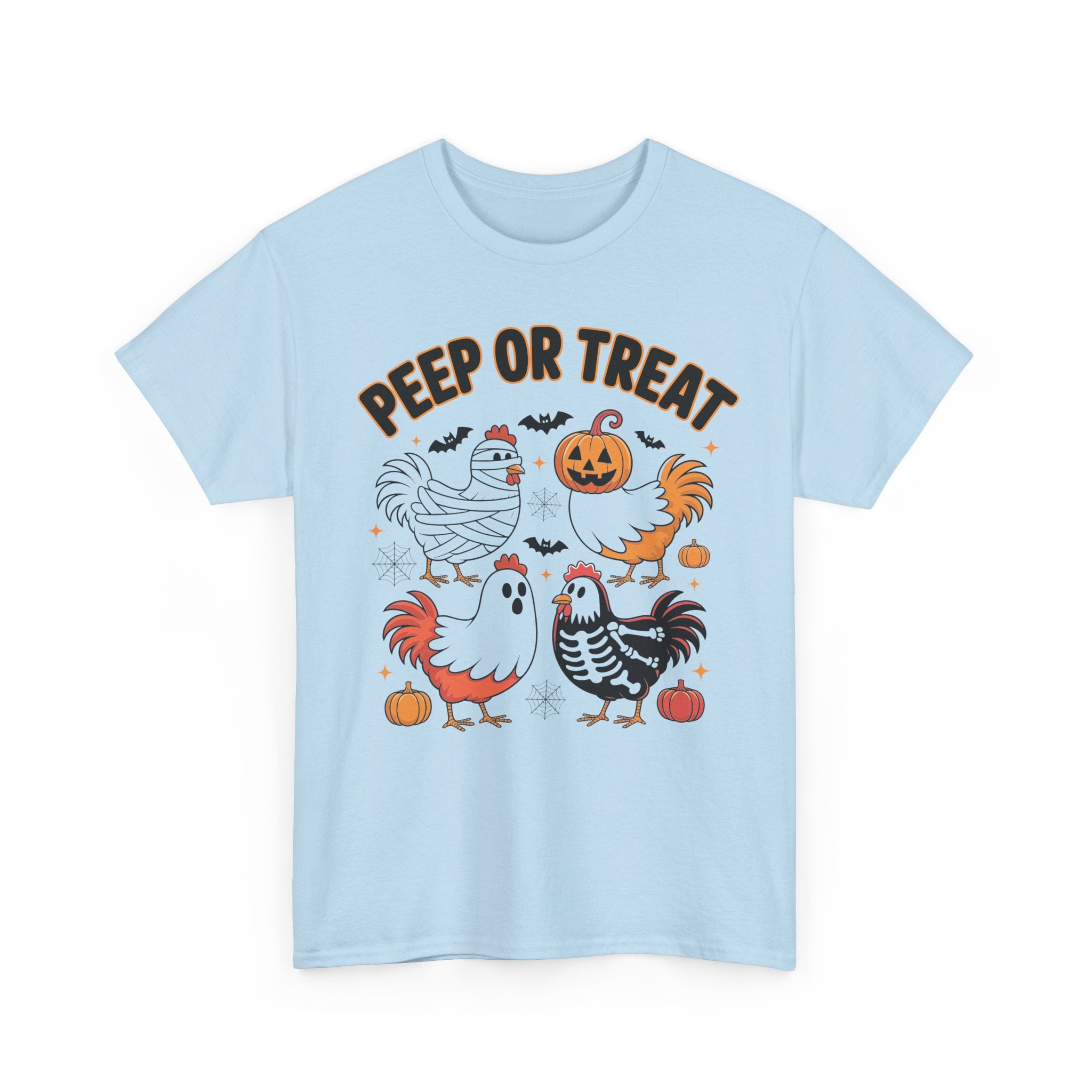 Peep or Treat Halloween Unisex Cotton Tee