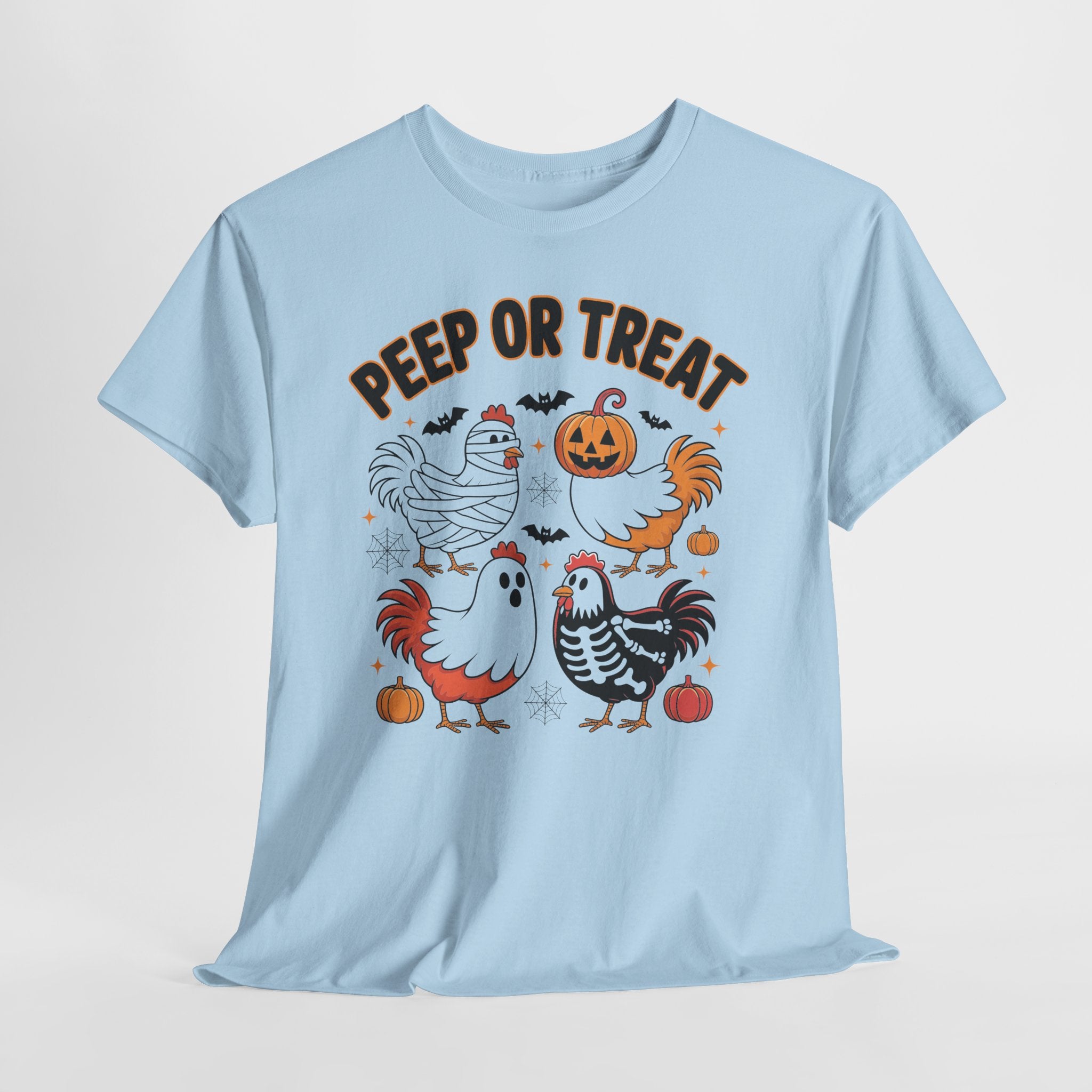 Peep or Treat Halloween Unisex Cotton Tee