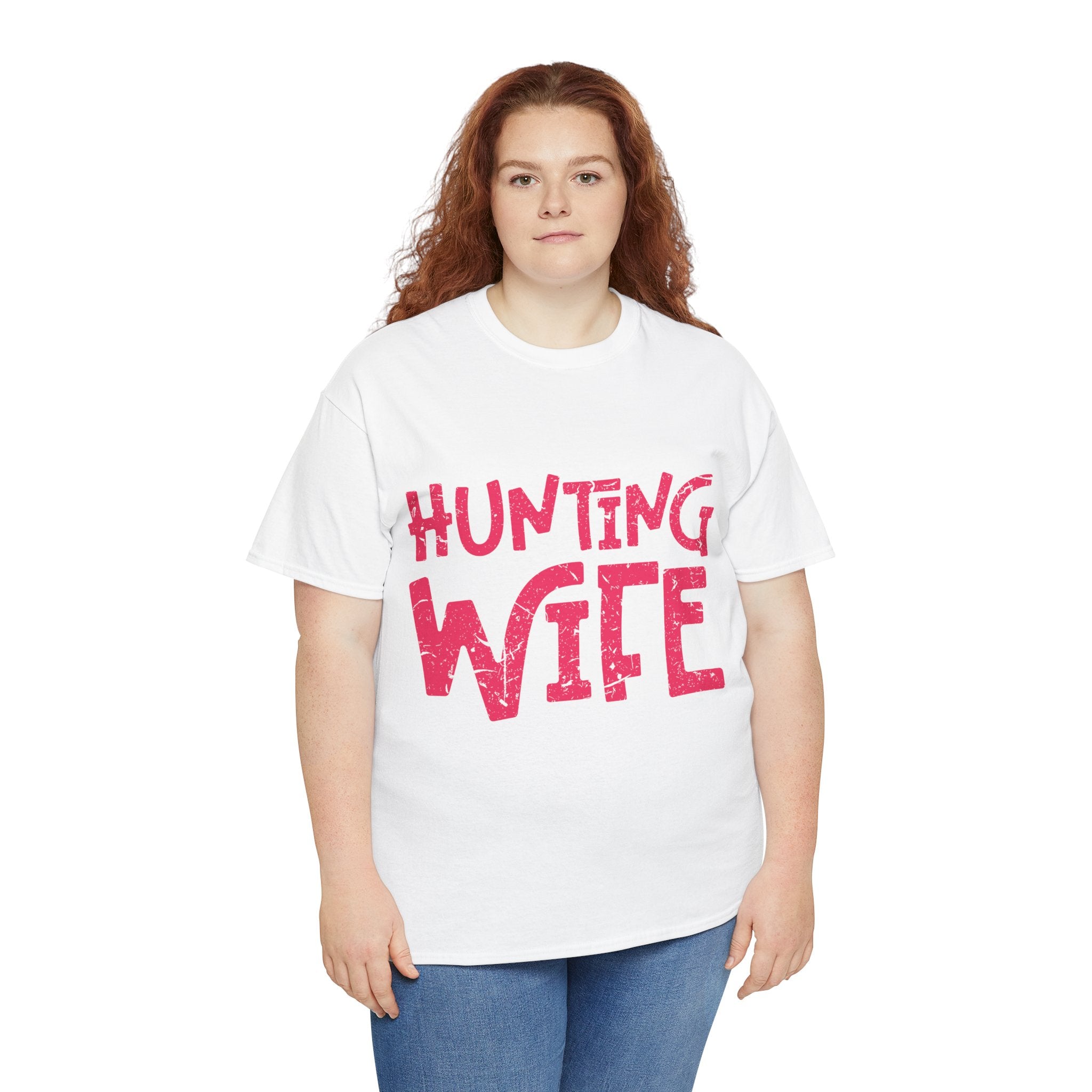 Hunting Season Vintage Badge T-Shirt — Rugged Orange Hunting Unisex Cotton Tee