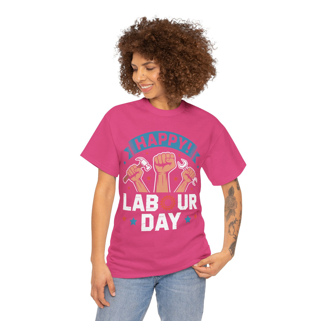 Happy US Labour Day Unisex Heavy Cotton T-Shirt