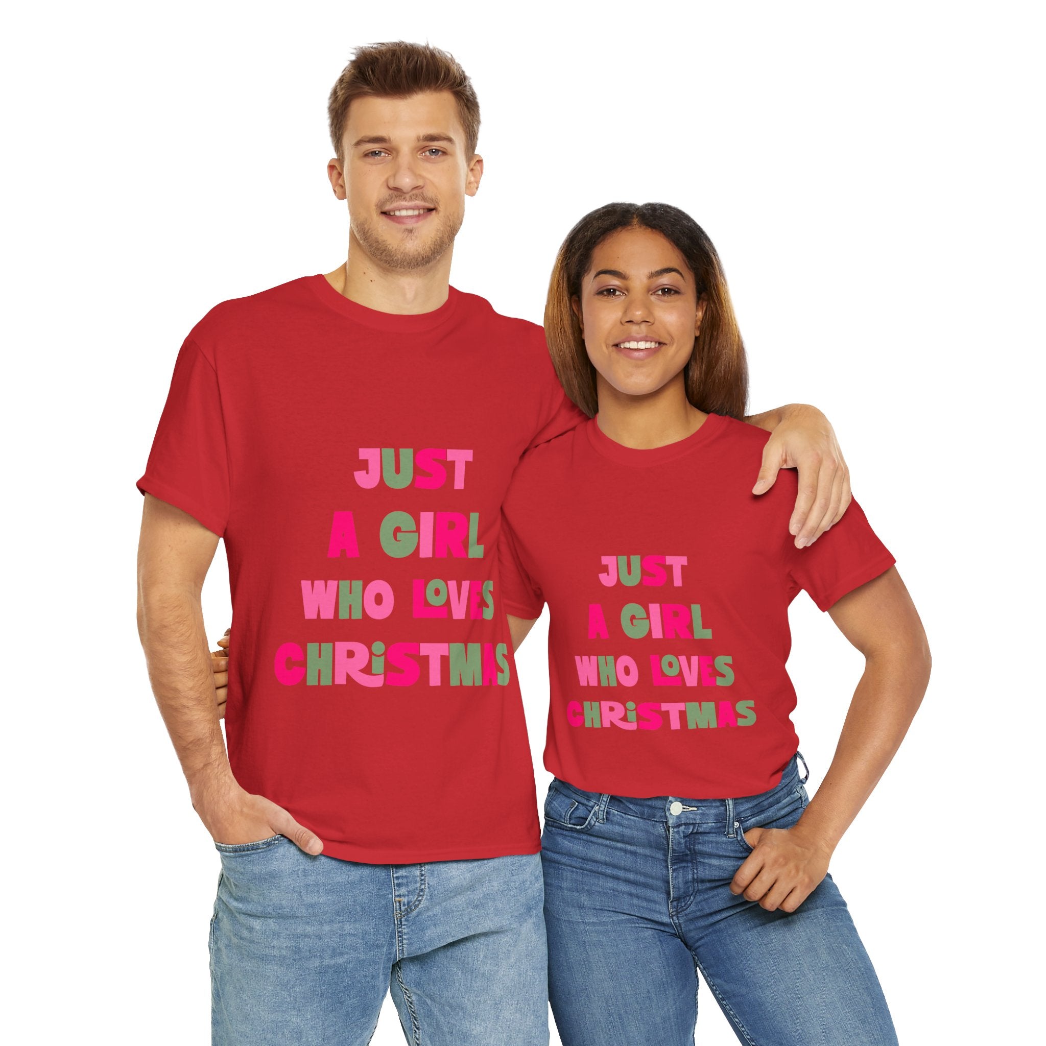 Christmas Text Unisex Cotton Tee