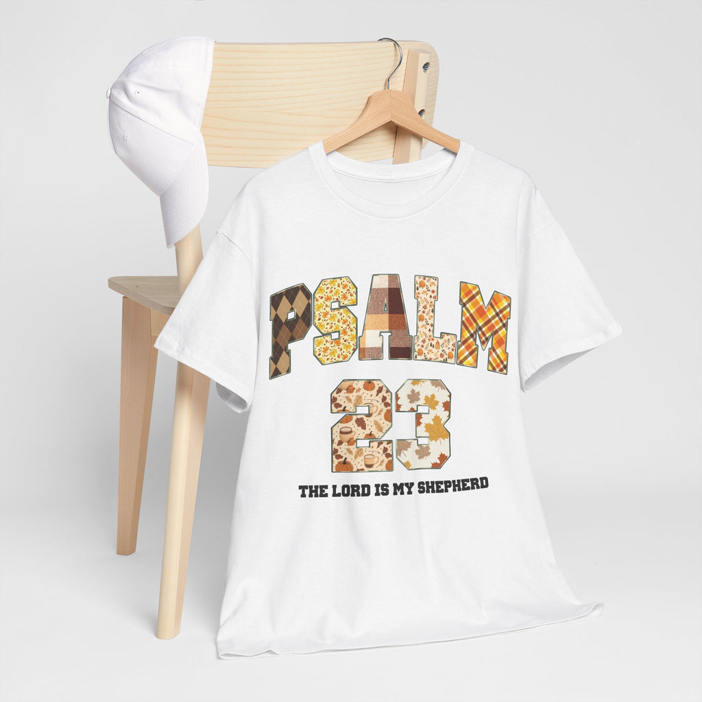 Psalm 23 Patchwork Unisex Cotton Tee