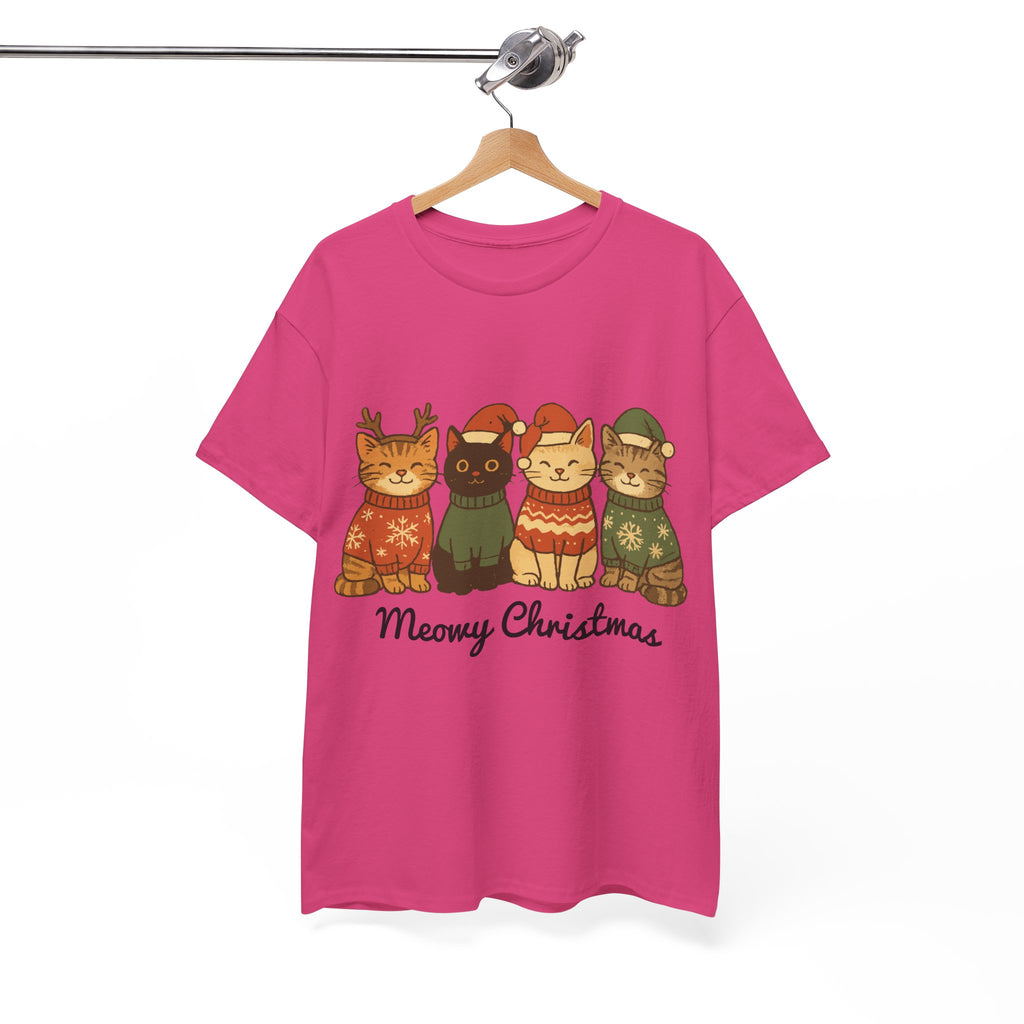 Christmas Cats Unisex Cotton Tee