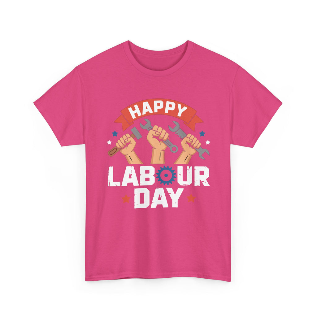 Happy US Labour Day Unisex Heavy Cotton T-Shirt