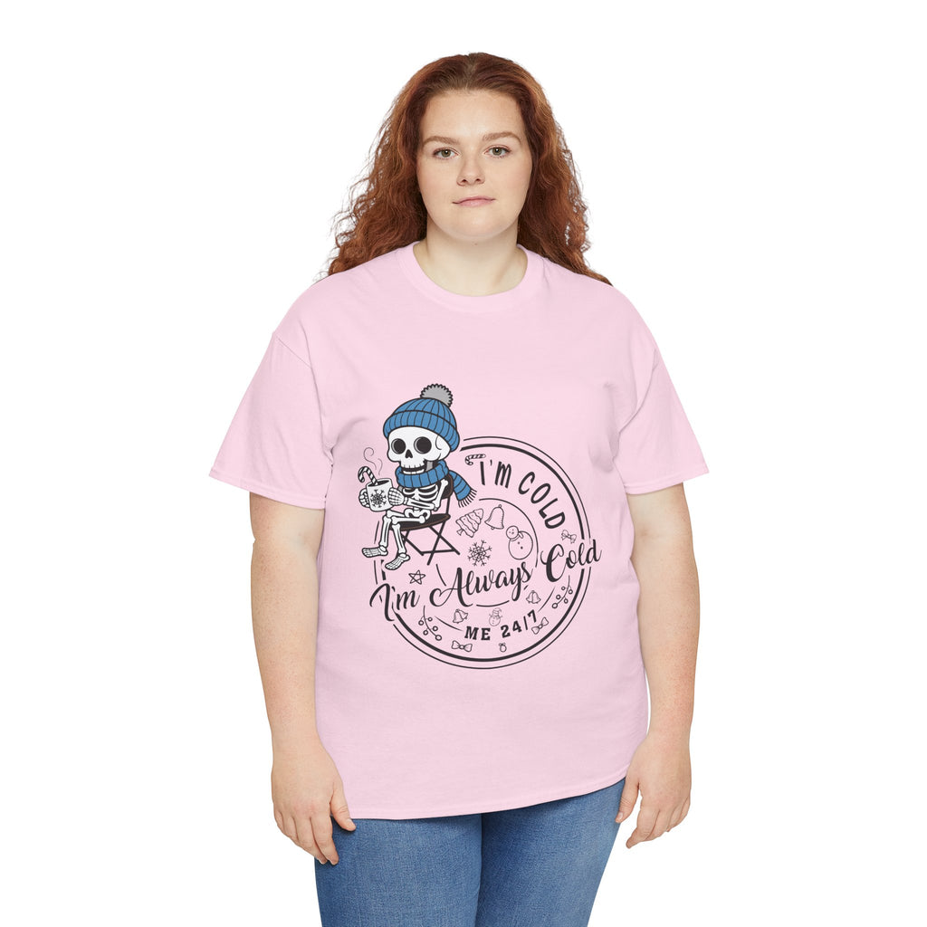Cozy Skeleton Unisex Cotton Tee