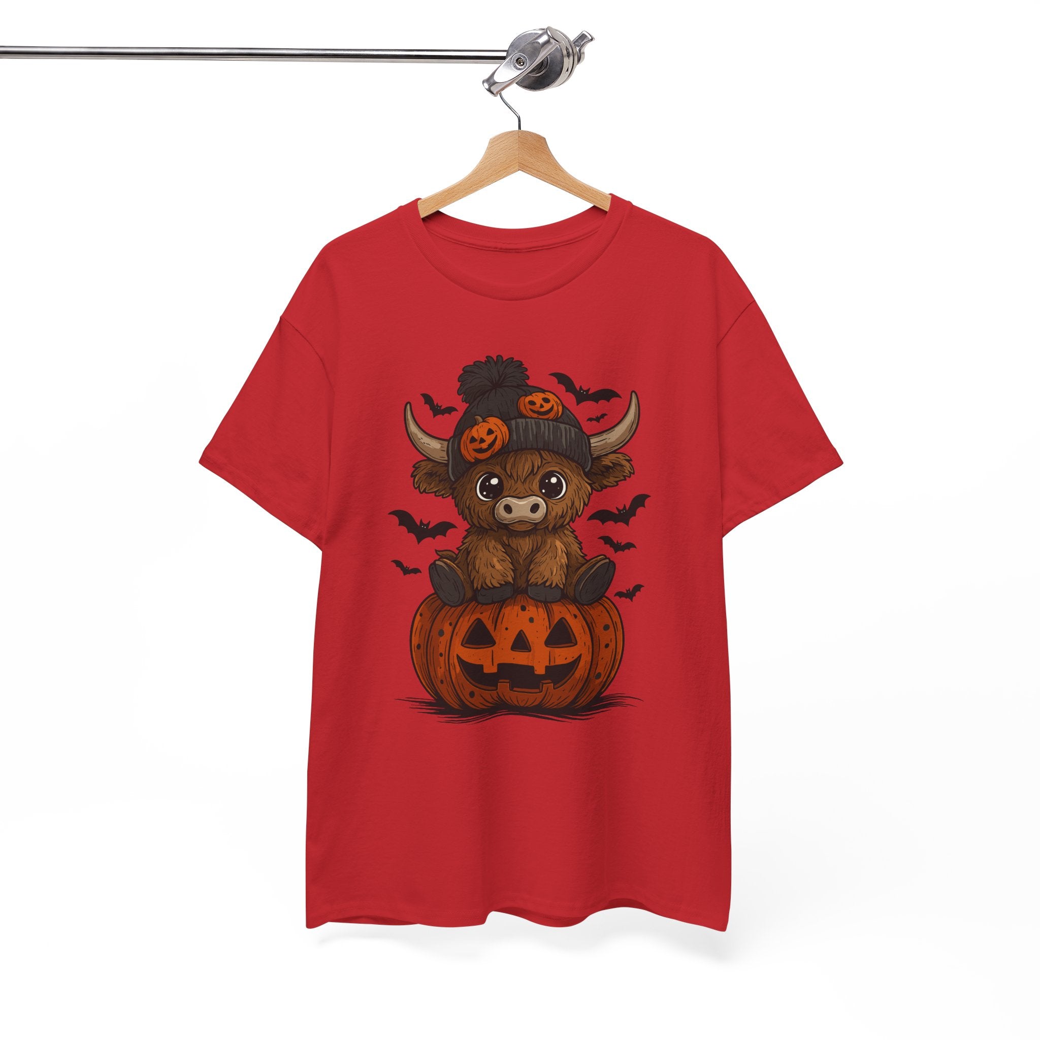 Halloween Cow Unisex Cotton Tshirt