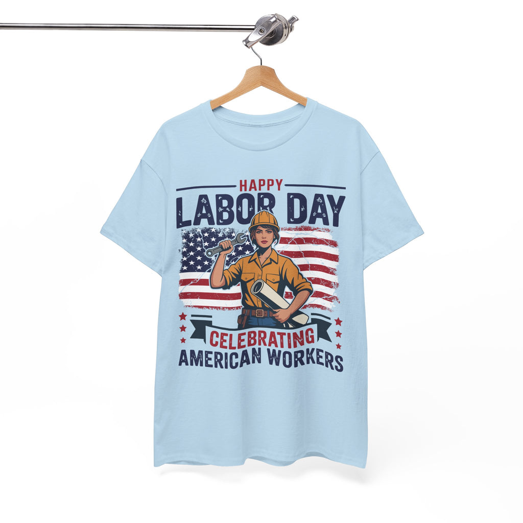 Happy US Labour Day T-Shirt - Unisex Heavy Cotton Tee