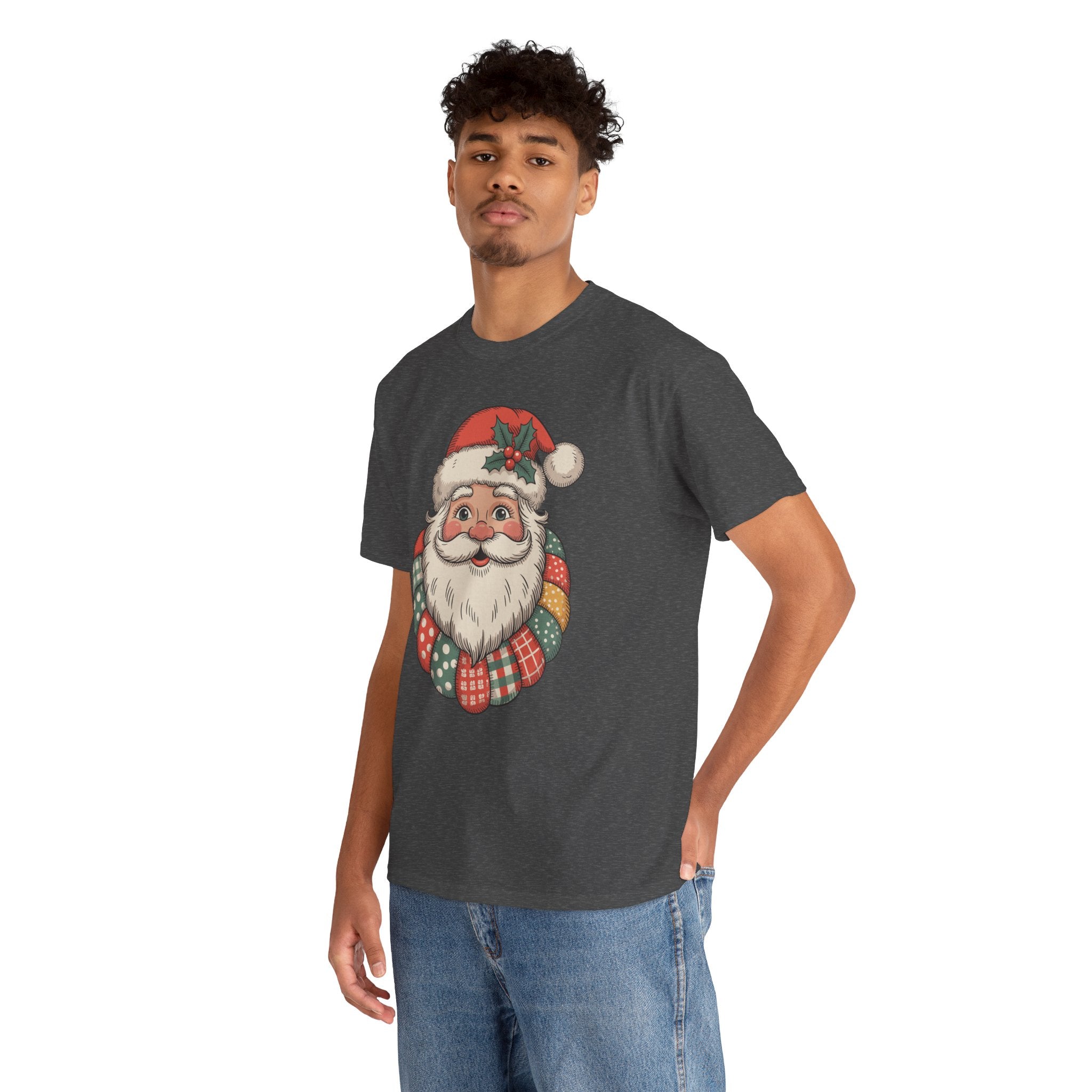 Vintage Santa Unisex Cotton Tee