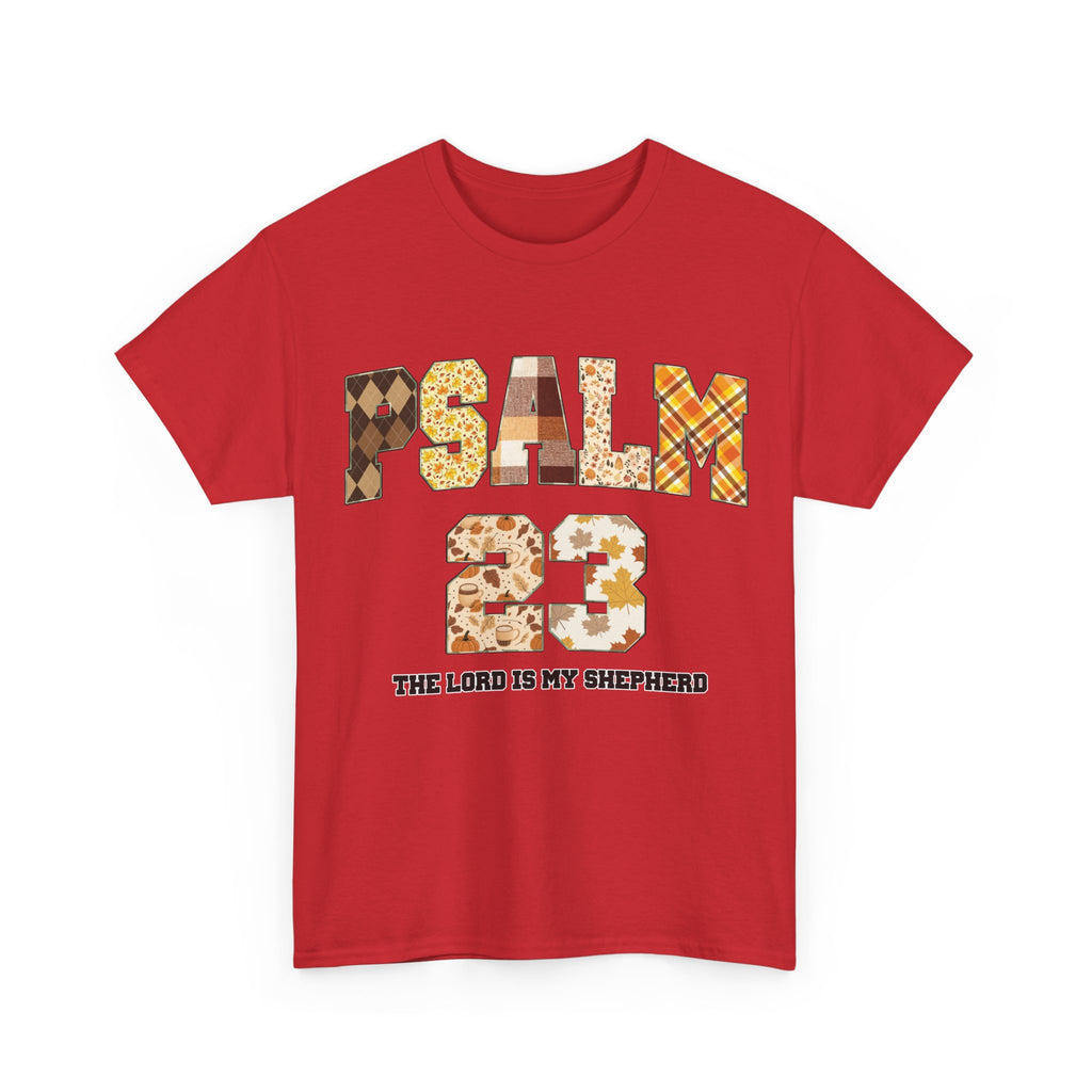 Psalm 23 Patchwork Unisex Cotton Tee