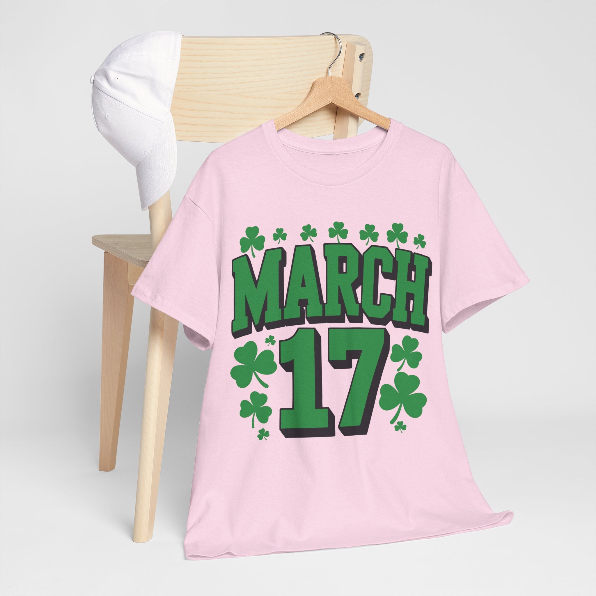 St. Patrick’s Day March 17 Shamrock Unisex Cotton T‑Shirt