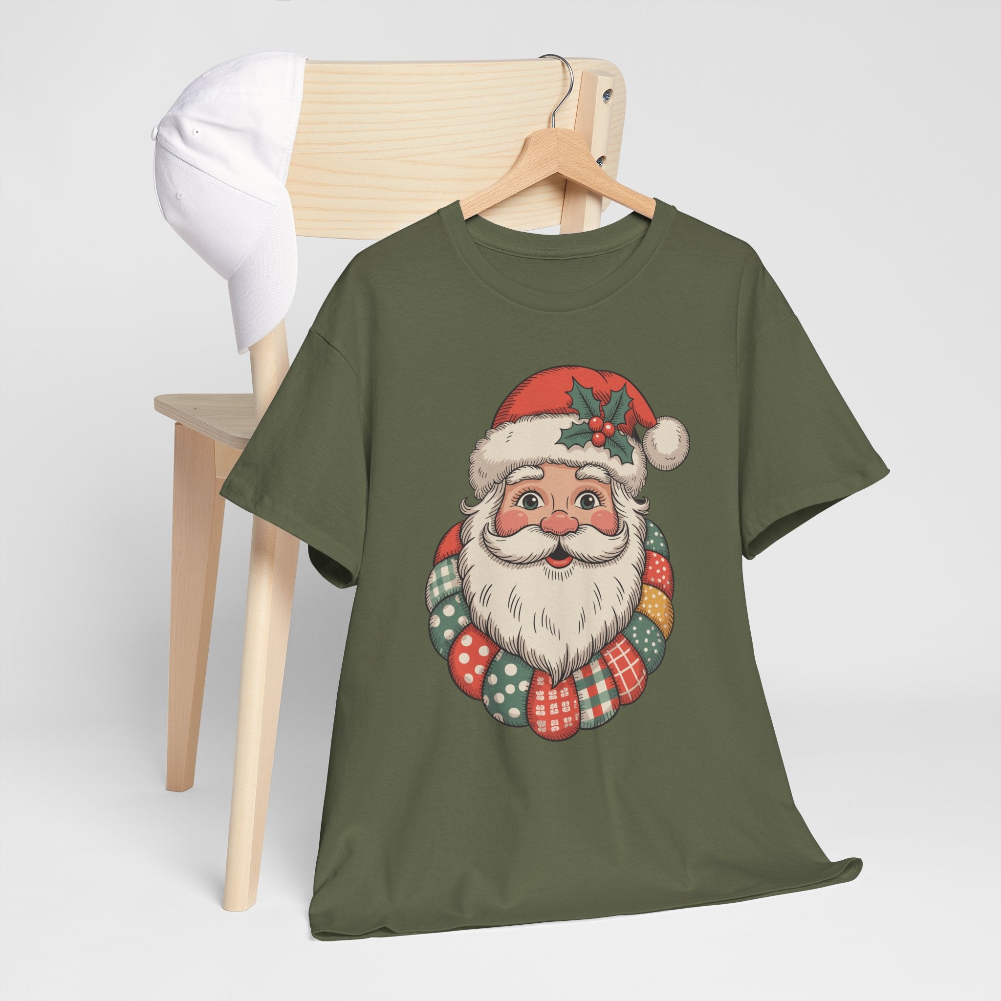 Vintage Santa Unisex Cotton Tee