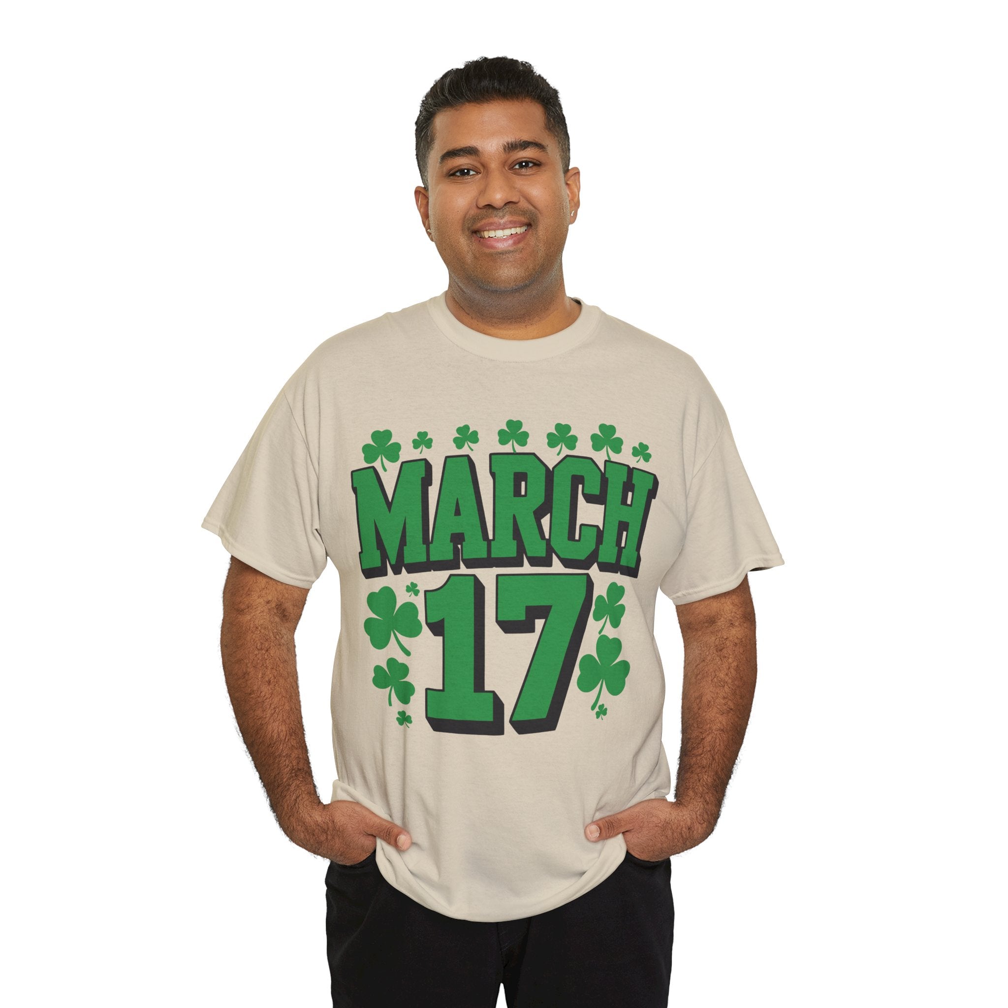 St. Patrick’s Day March 17 Shamrock Unisex Cotton T‑Shirt