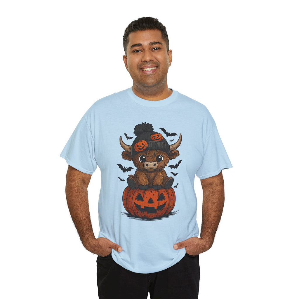 Halloween Cow Unisex Cotton Tshirt