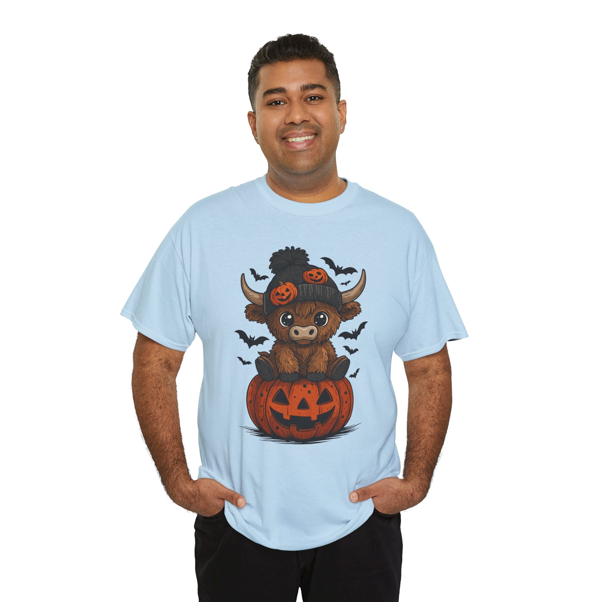 Halloween Cow Unisex Cotton Tshirt
