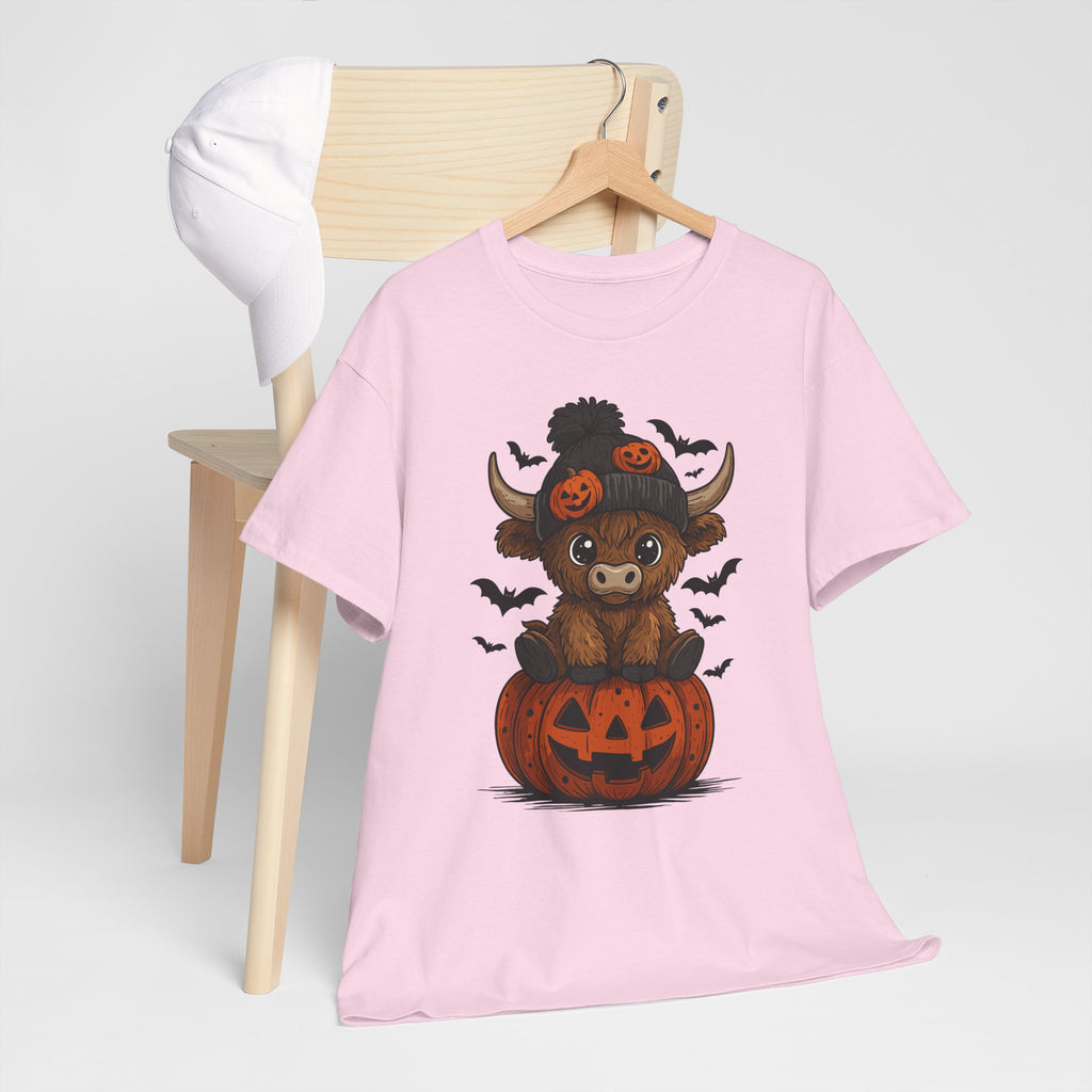 Halloween Cow Unisex Cotton Tshirt