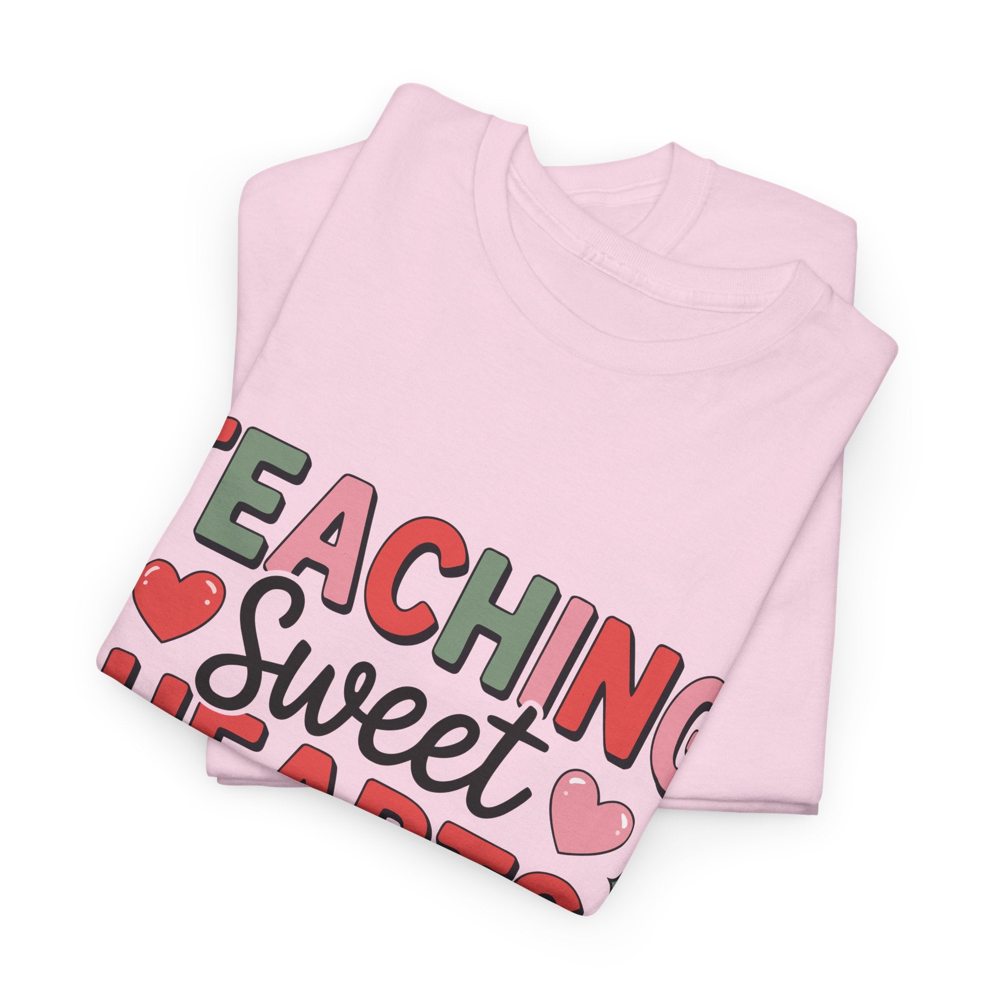 Teaching Sweet Hearts Valentine Teacher Unisex Cotton T-Shirt