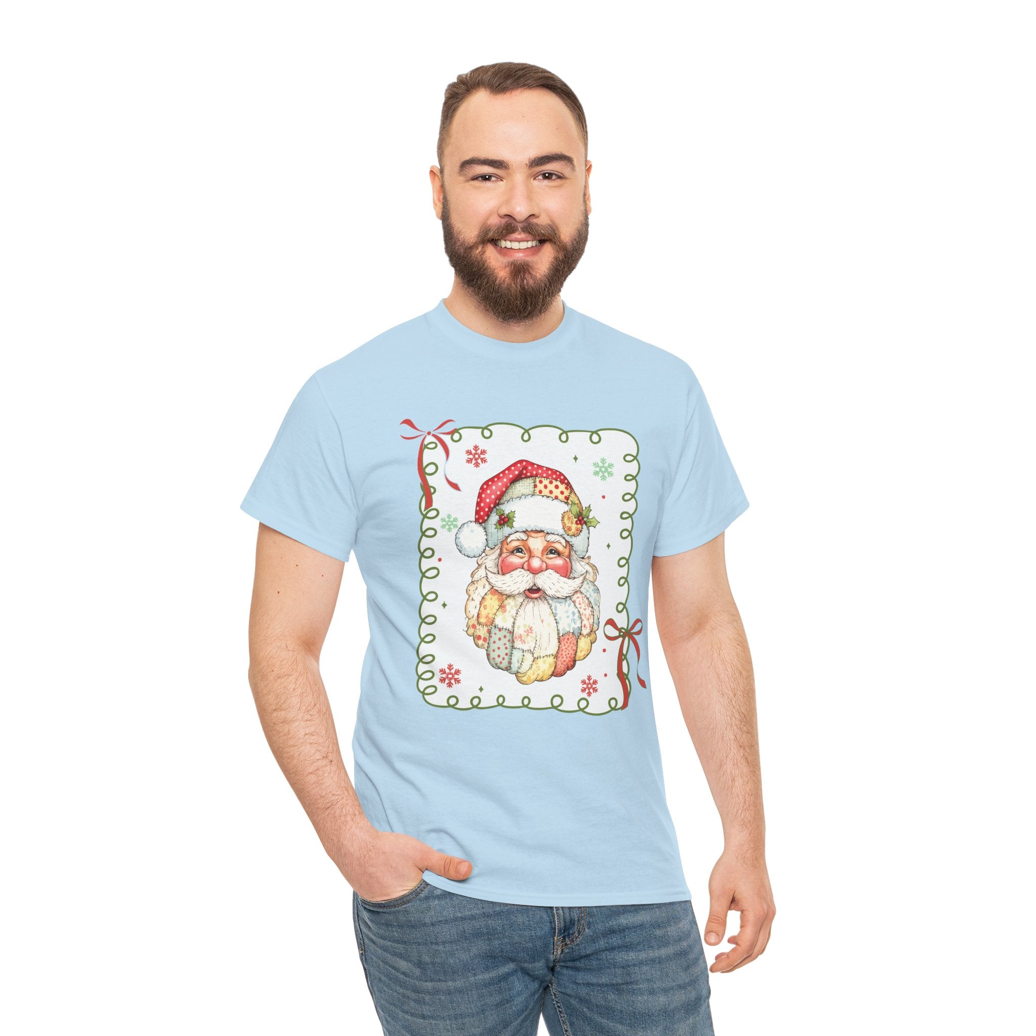 Santa Vintage Unisex Cotton Tee