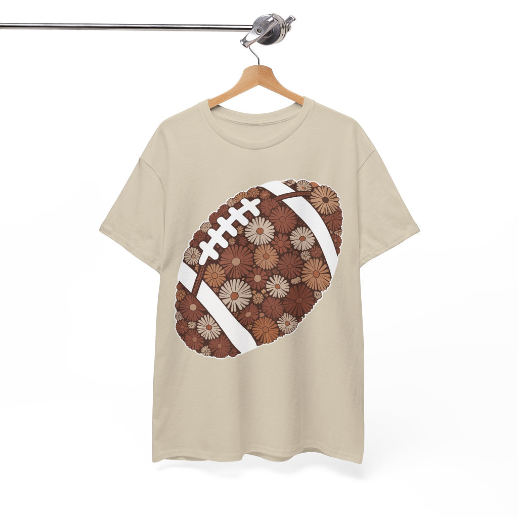 Game Day Touch Down Football Tee — Helmets, Flags & Cheer Icons Unisex Cotton Tee