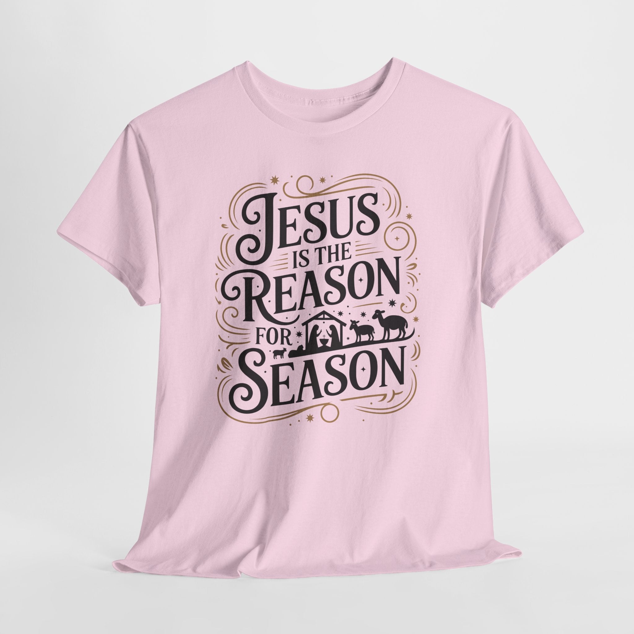 Vintage Gold Frame T-Shirt — Elegant Decorative Flourish Unisex Cotton Tee