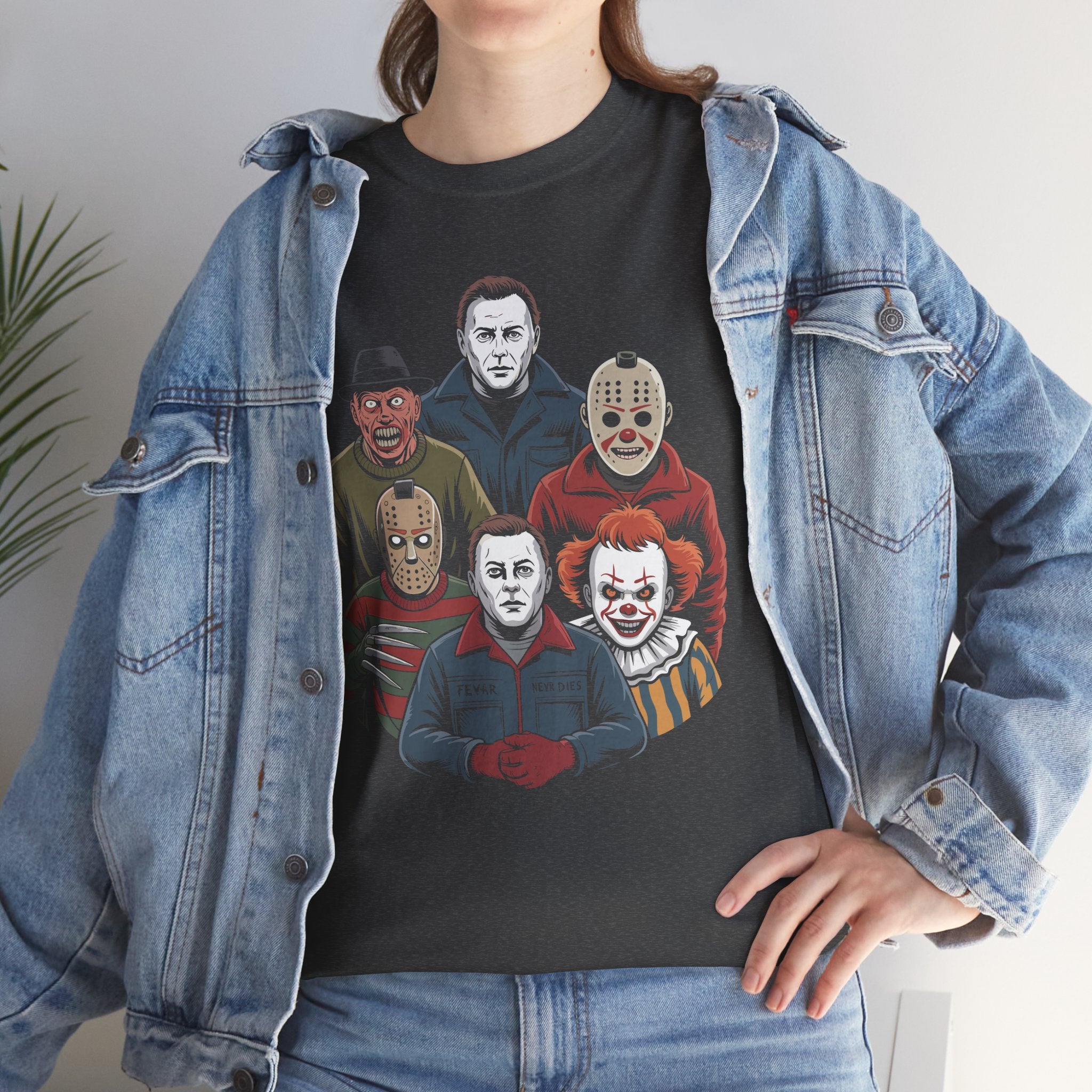 Horror Icons Unisex Cotton Tee