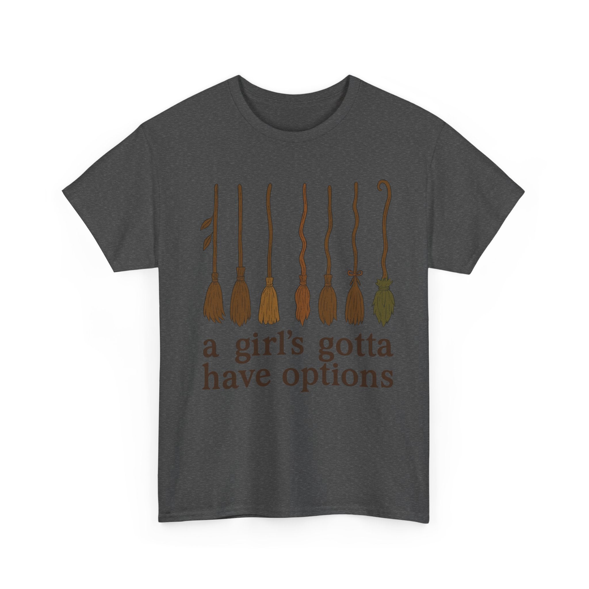 Witch Brooms Options Unisex Cotton Tee