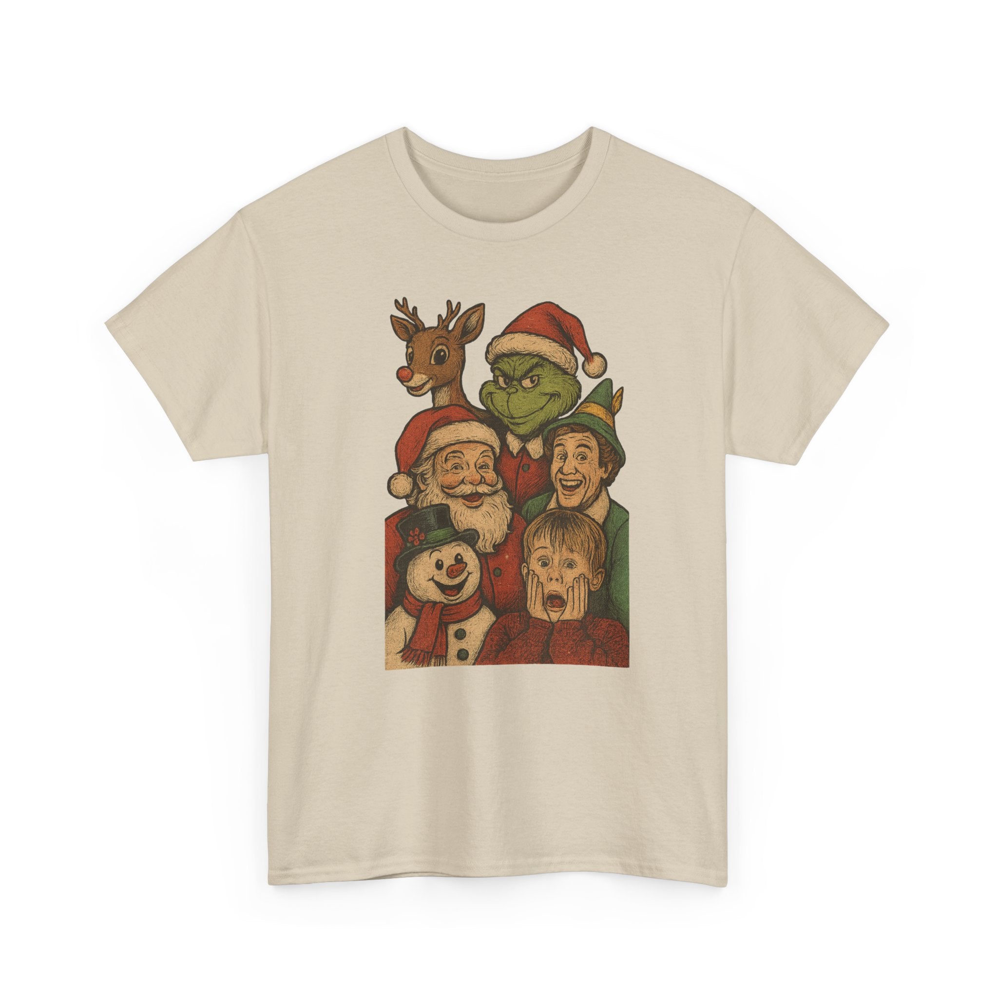 Christmas Icon Vintage Unisex Cotton Tee