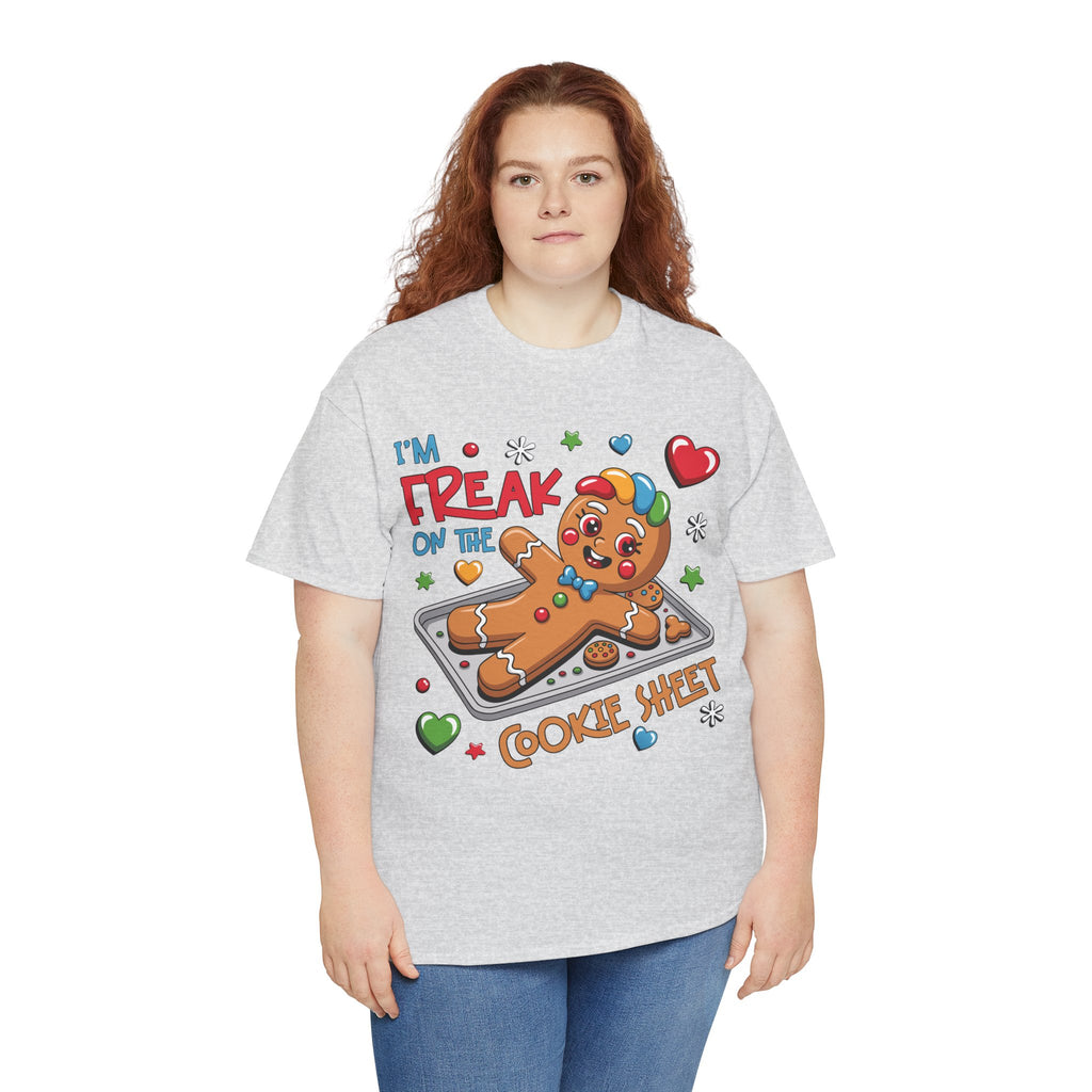 Gingerbread ‘I’m Freak on the Cookie Sheet’ Unisex Cotton Tee