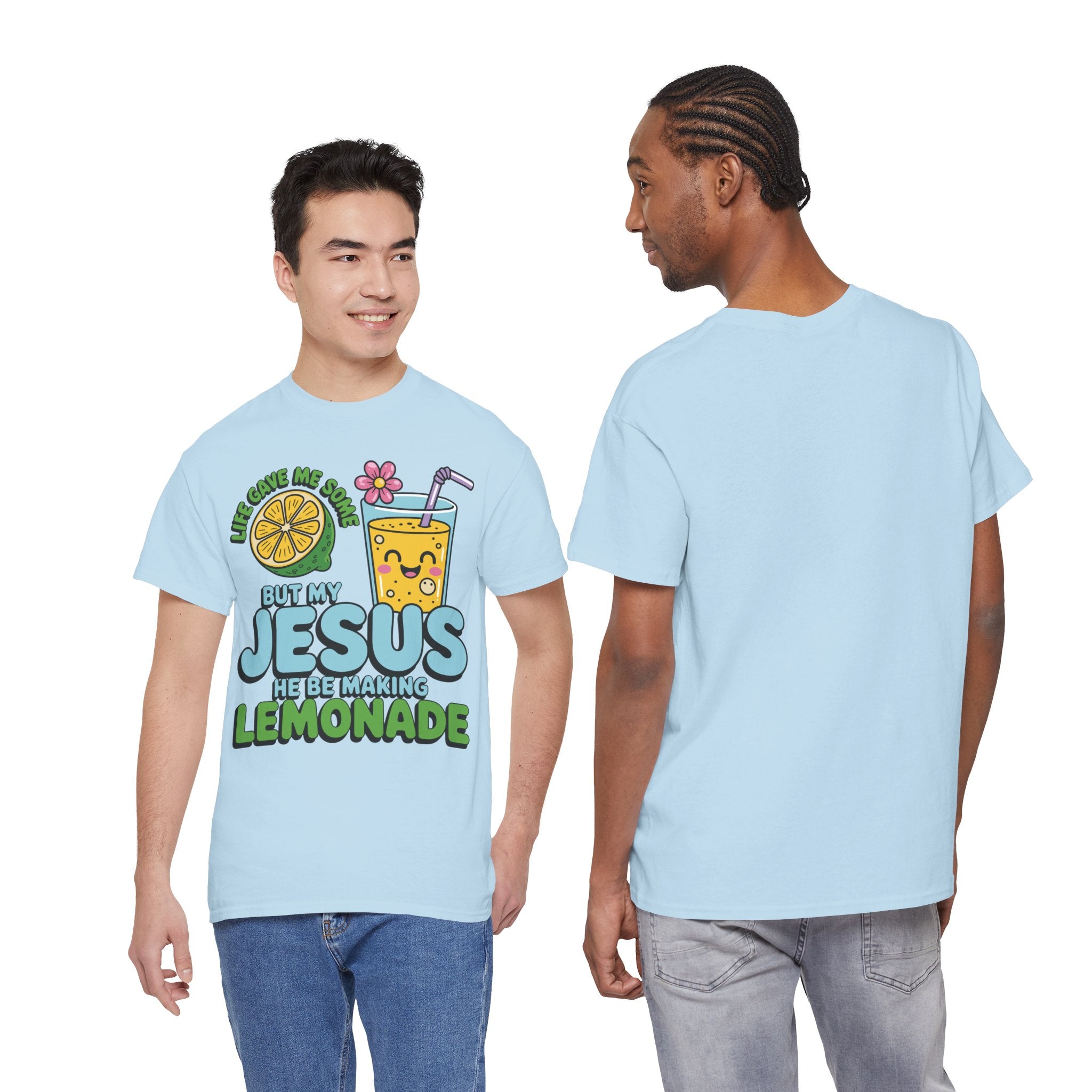 Christian Lemonade T‑Shirt — "Life Gave Me Some Lemons, My Jesus Makes Lemonade"Unisex Cotton Tee